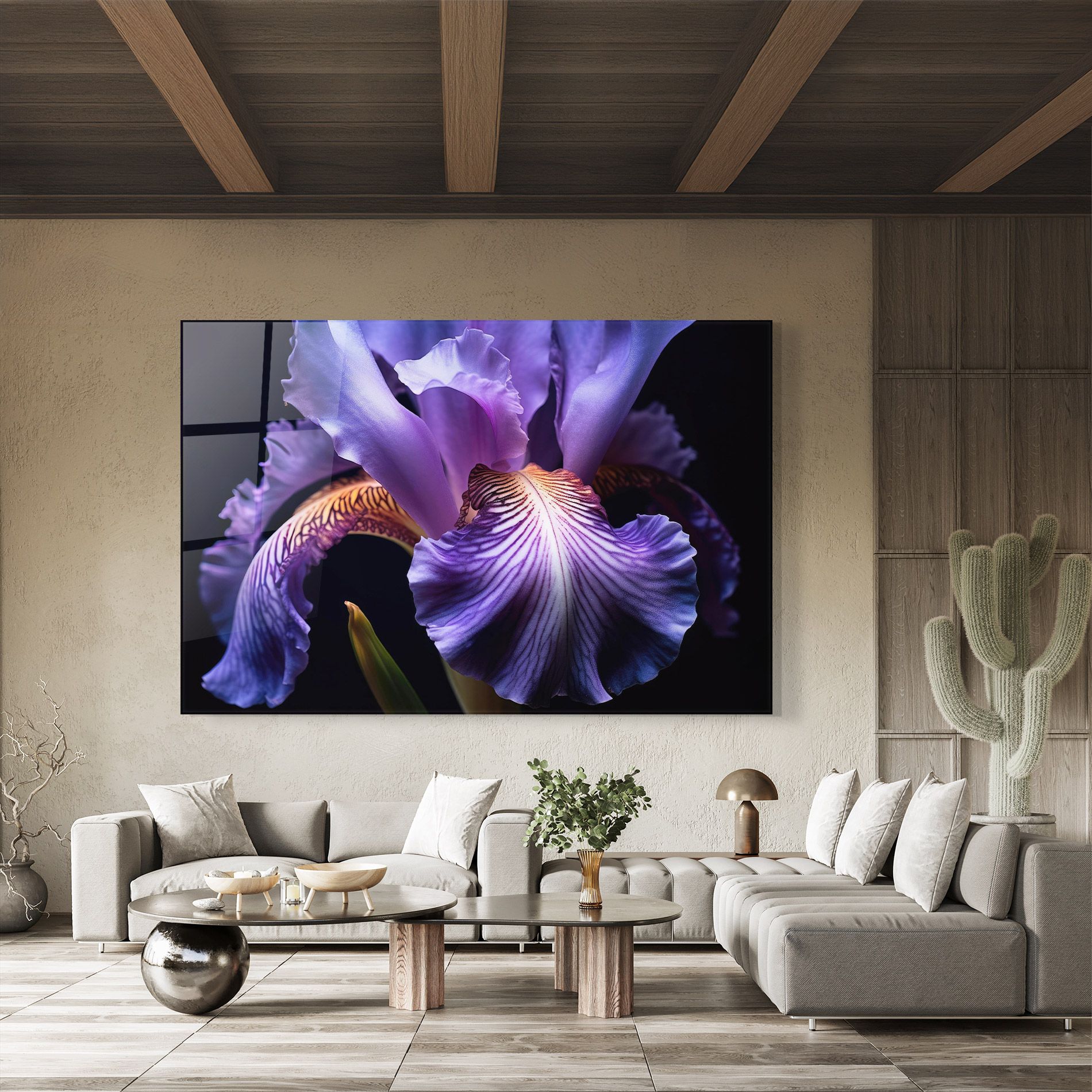 Iris Beautiful Close Up mockup 8