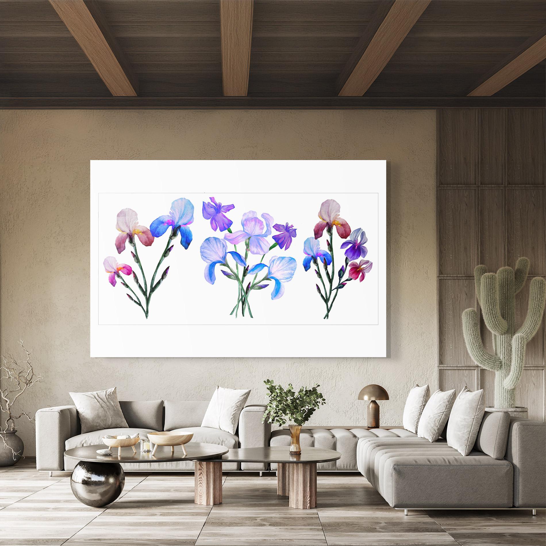 Tablou Sticla Iris Set mockup 8