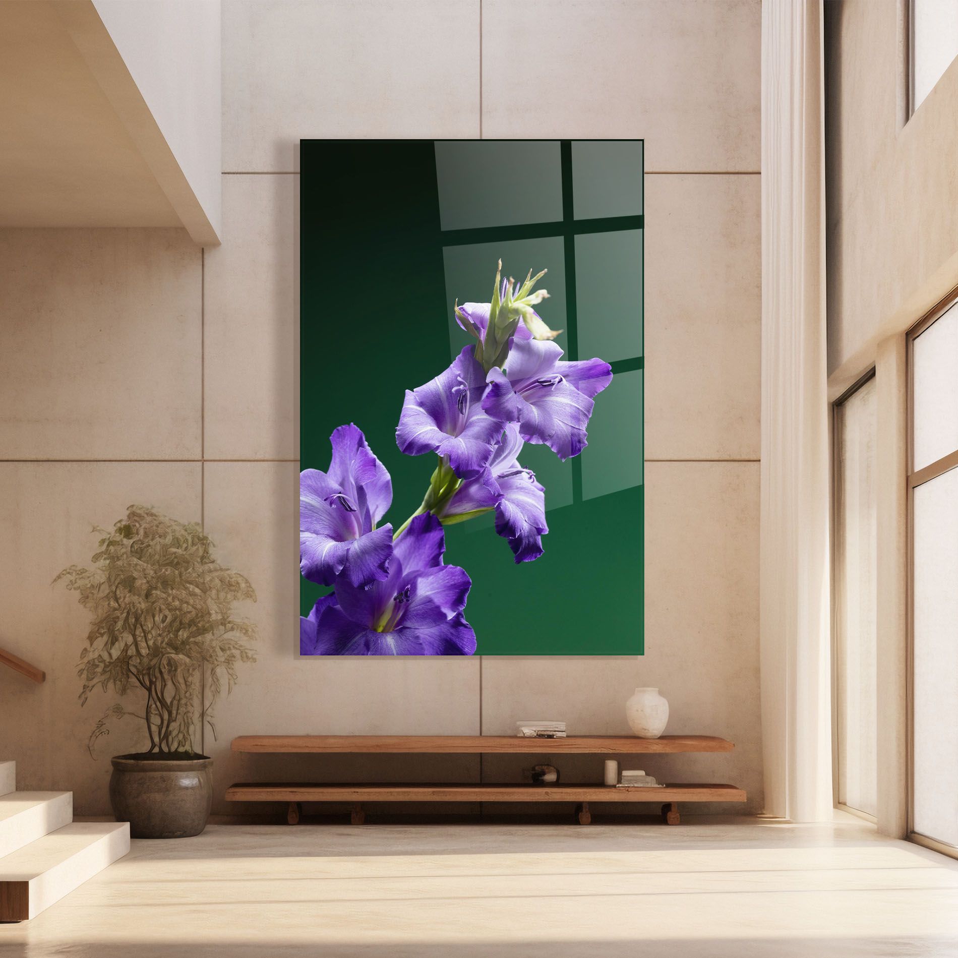 Iris On Green mockup 8
