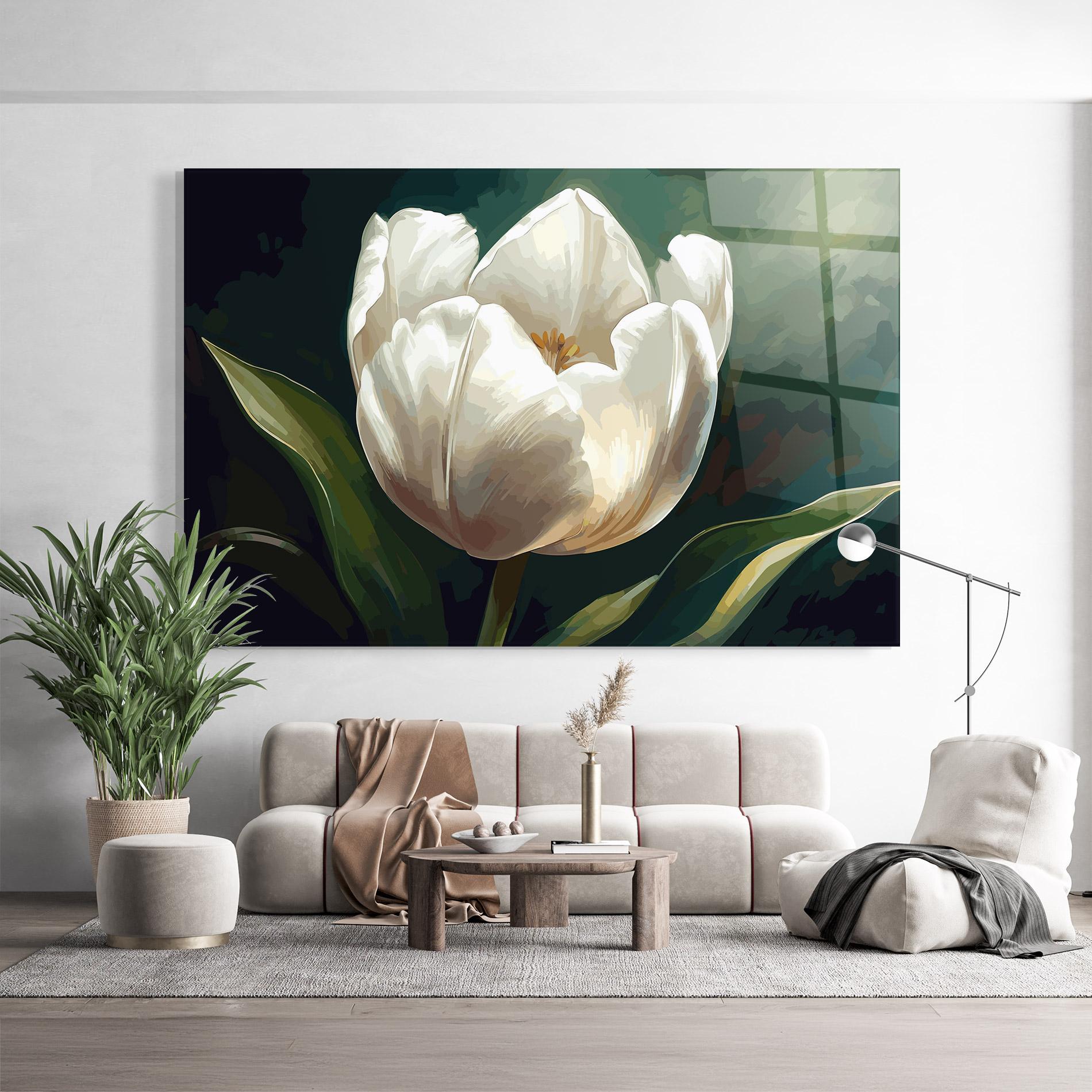 Tablou Sticla Tulip Art mockup 9