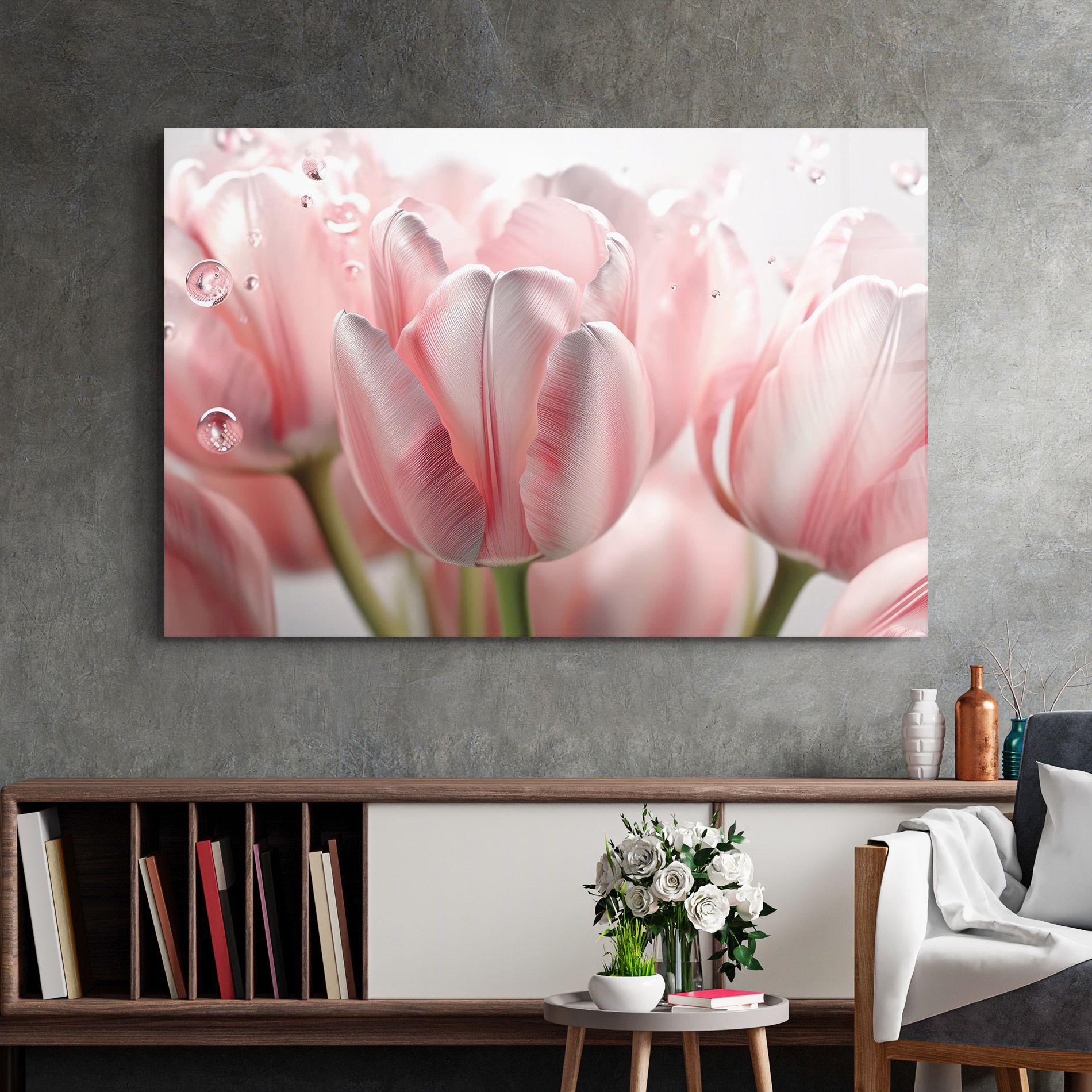 Pink Pretty Tulips mockup 2