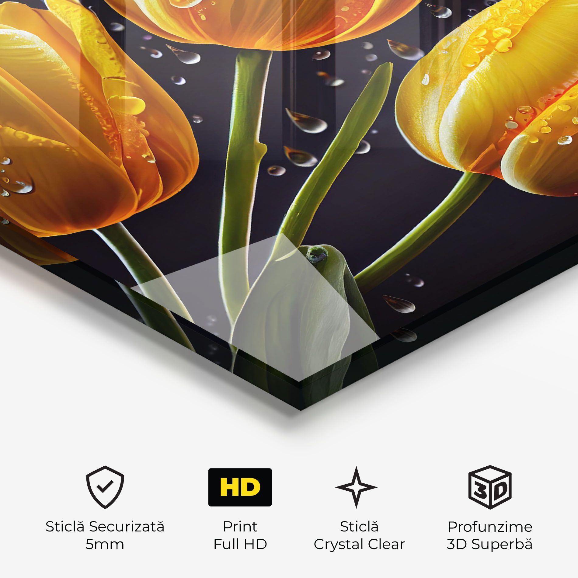 3 Yellow Tulips mockup 3