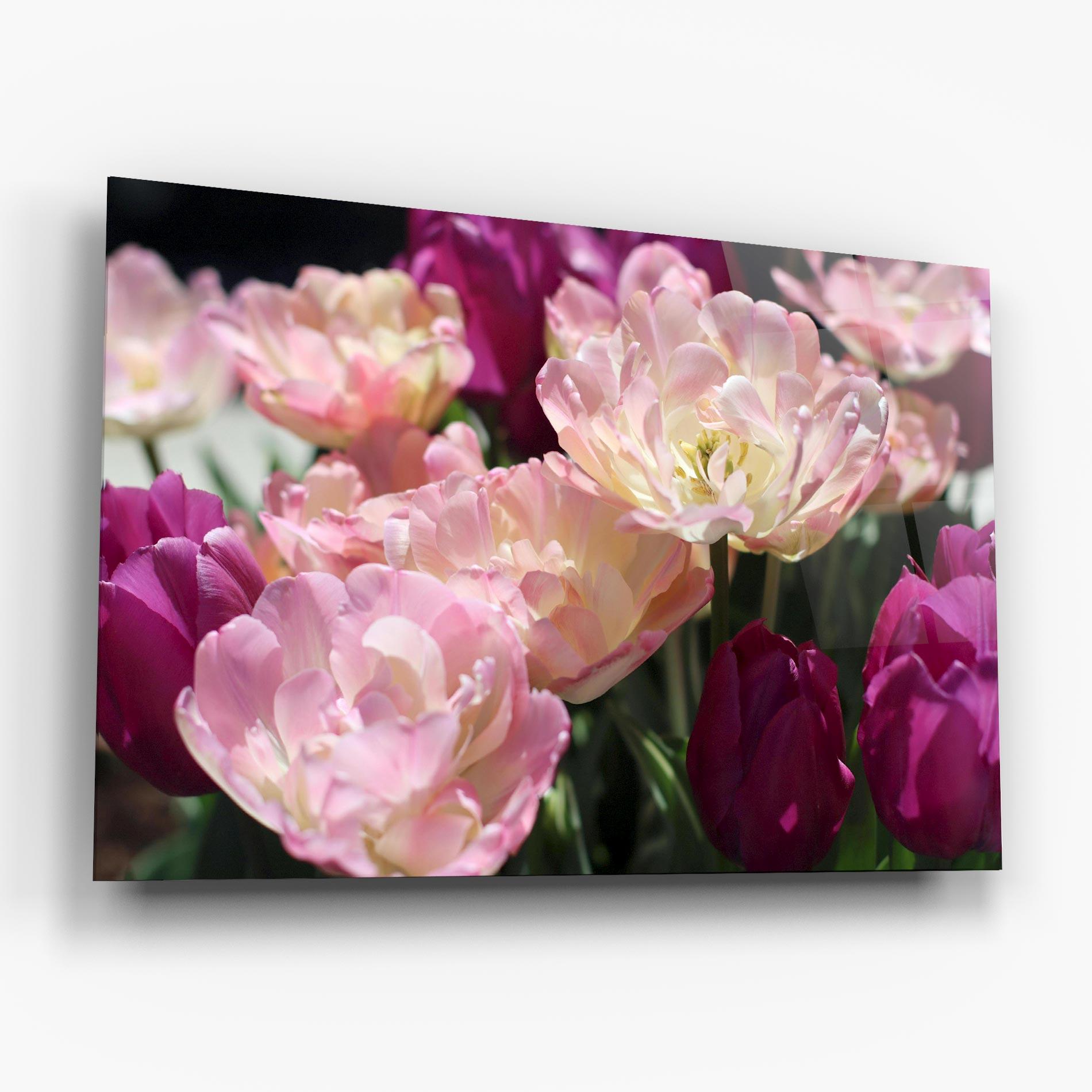 Tablou Sticla Opened Tulips mockup 6