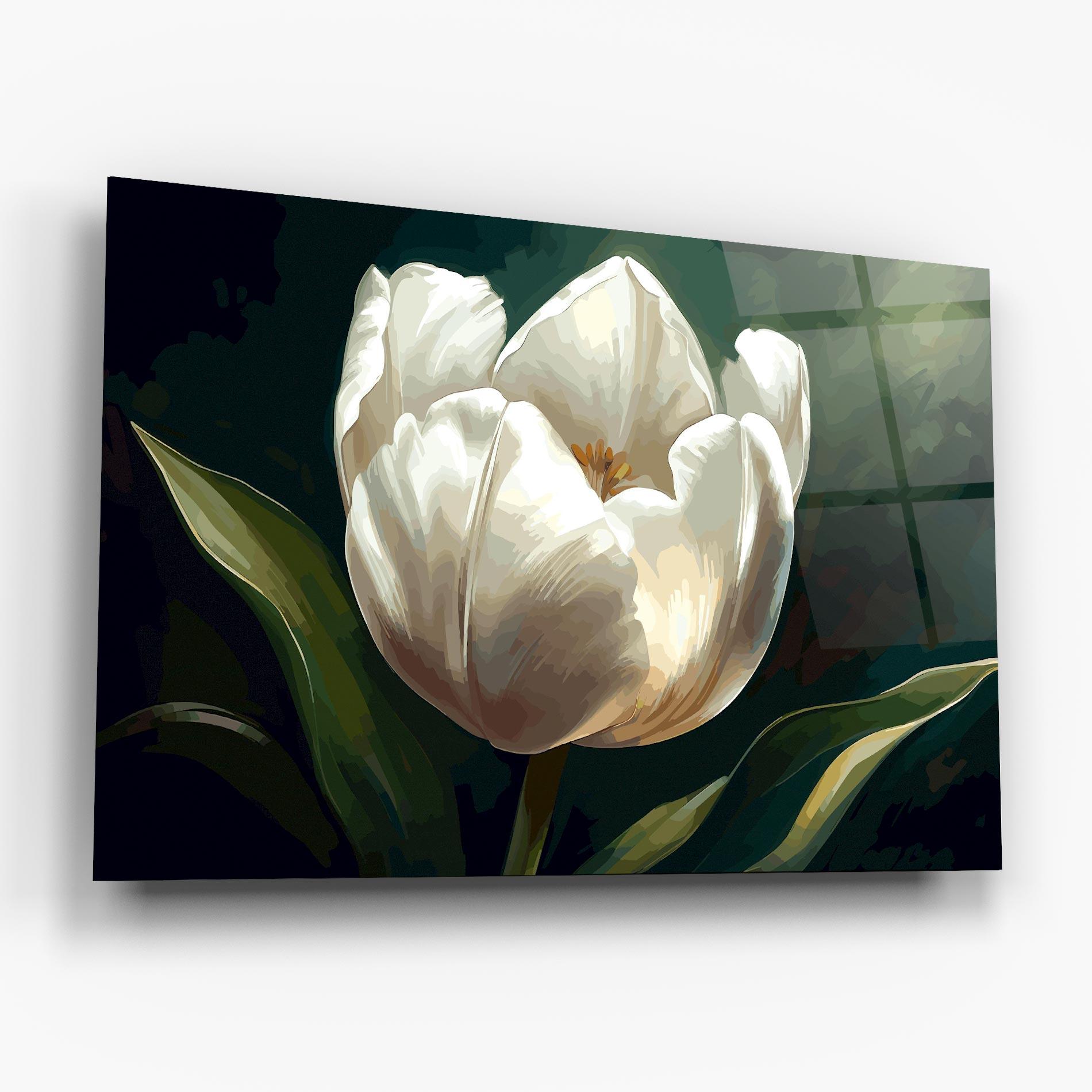 Tablou Sticla Tulip Art mockup 6