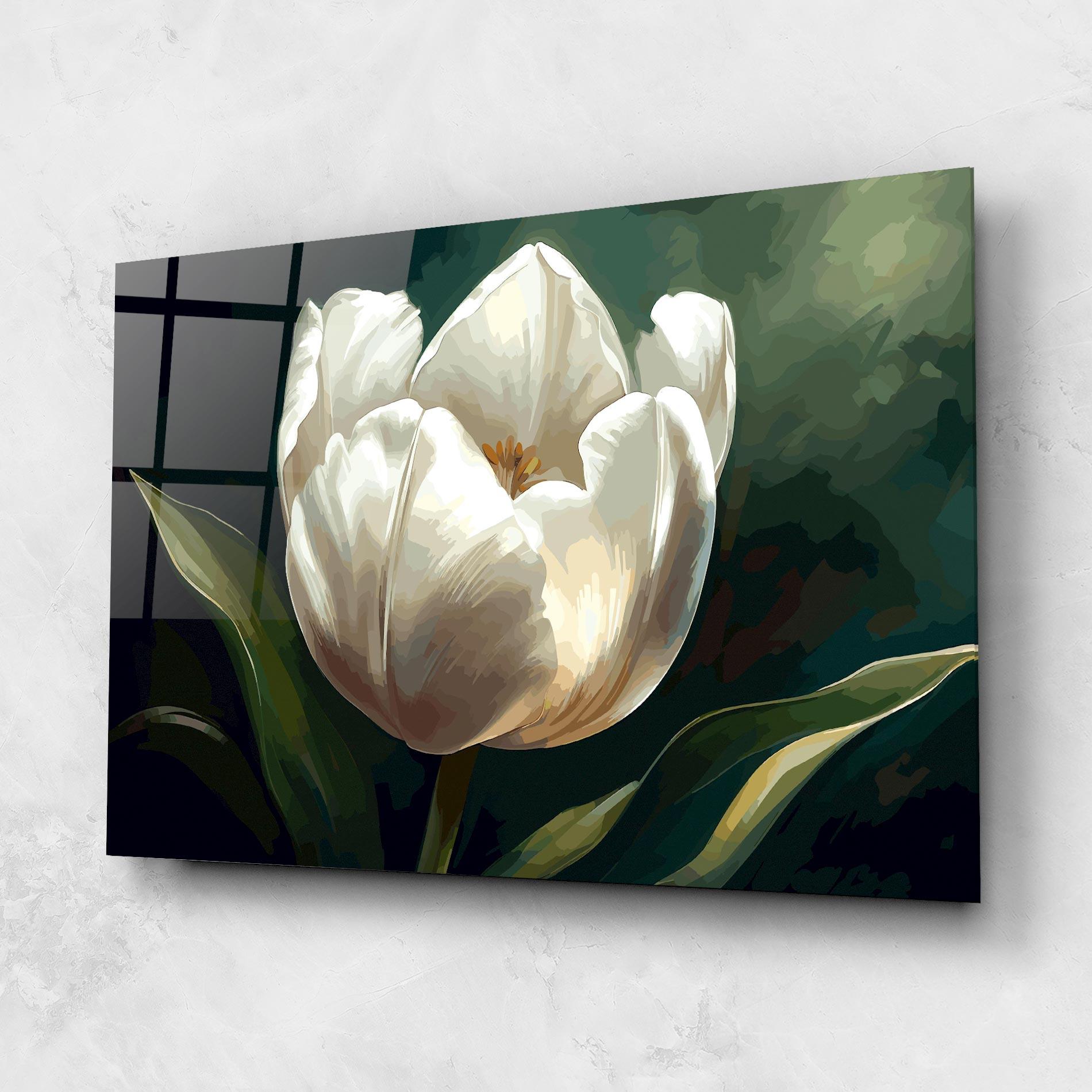 Tablou Sticla Tulip Art mockup 1