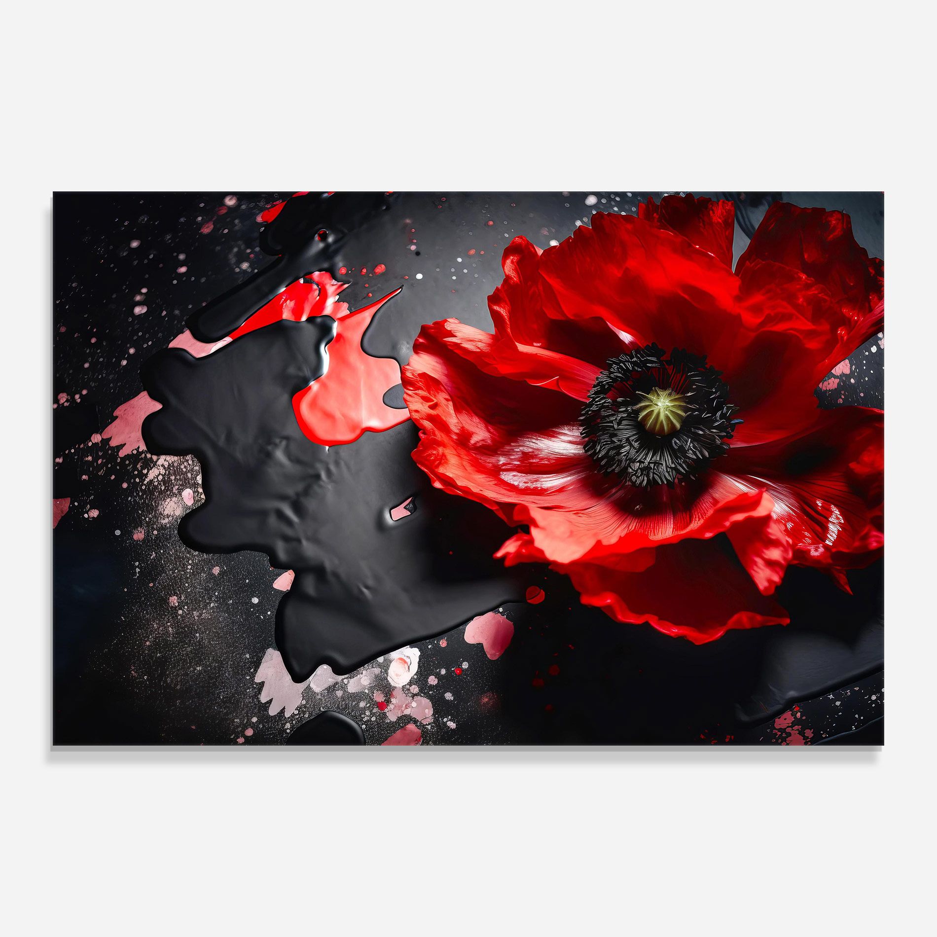 Black Liquid Poppy mockup 0