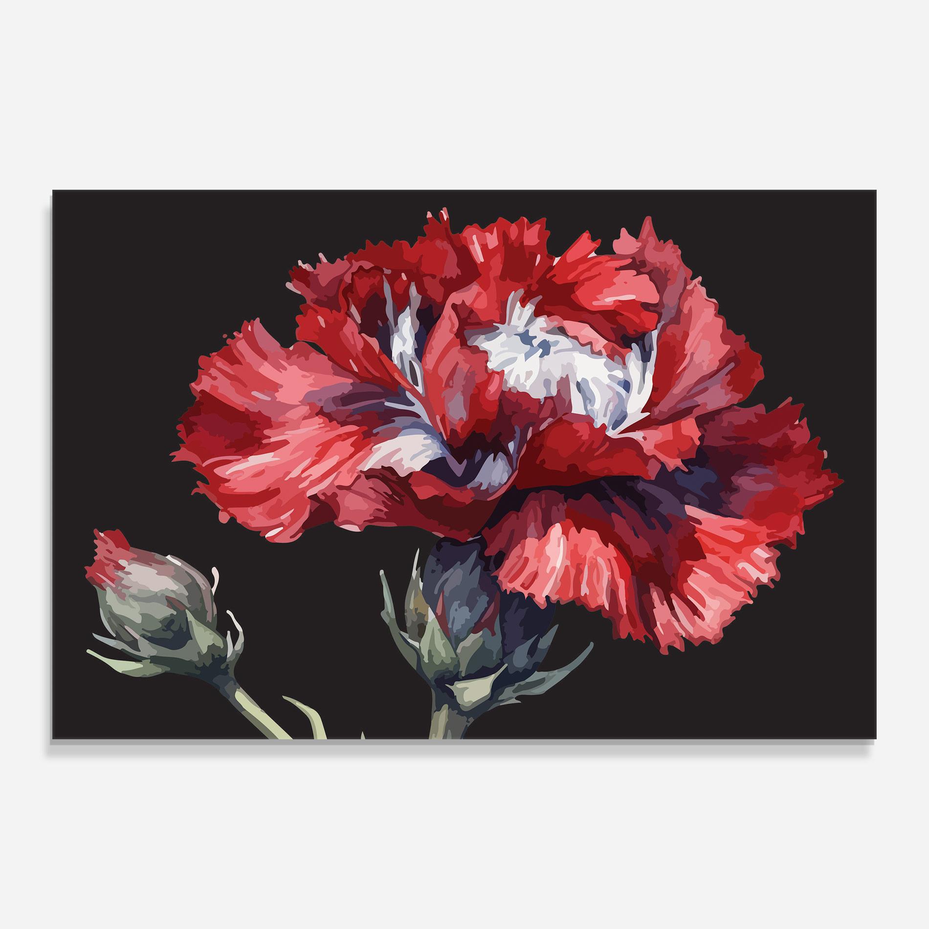 Tablou Sticla Close Up Poppy mockup 0