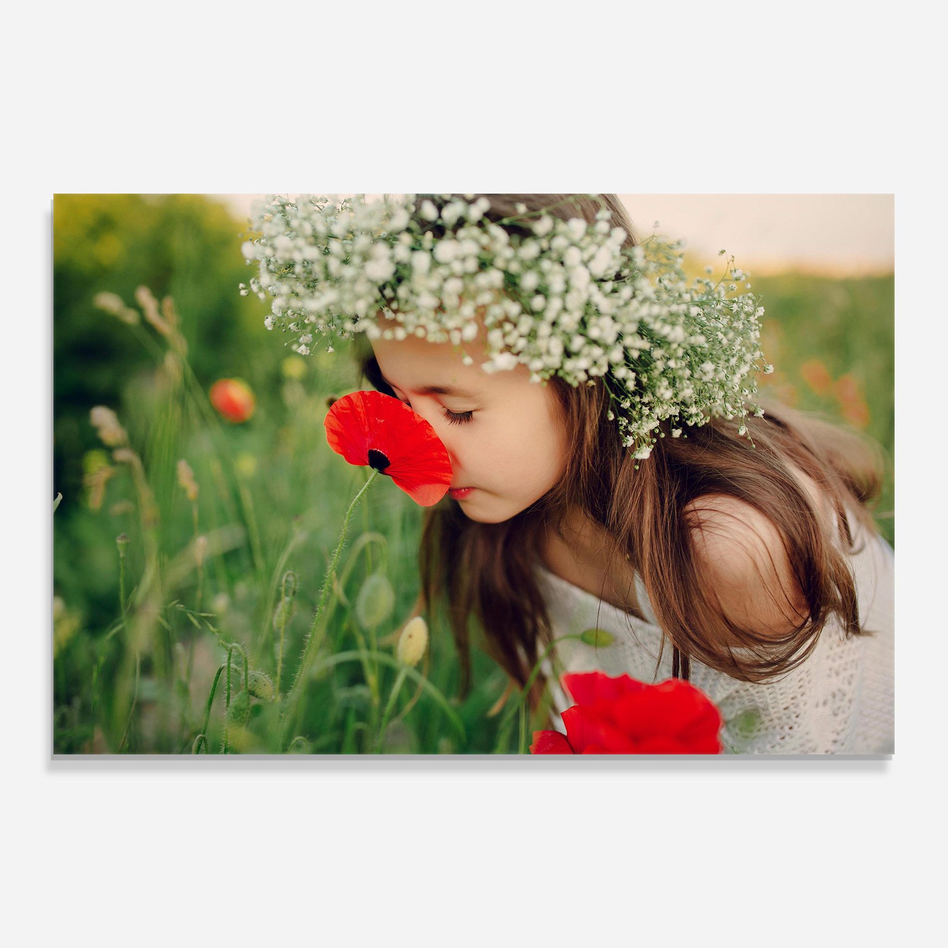 Girl With Poppies mockup 0