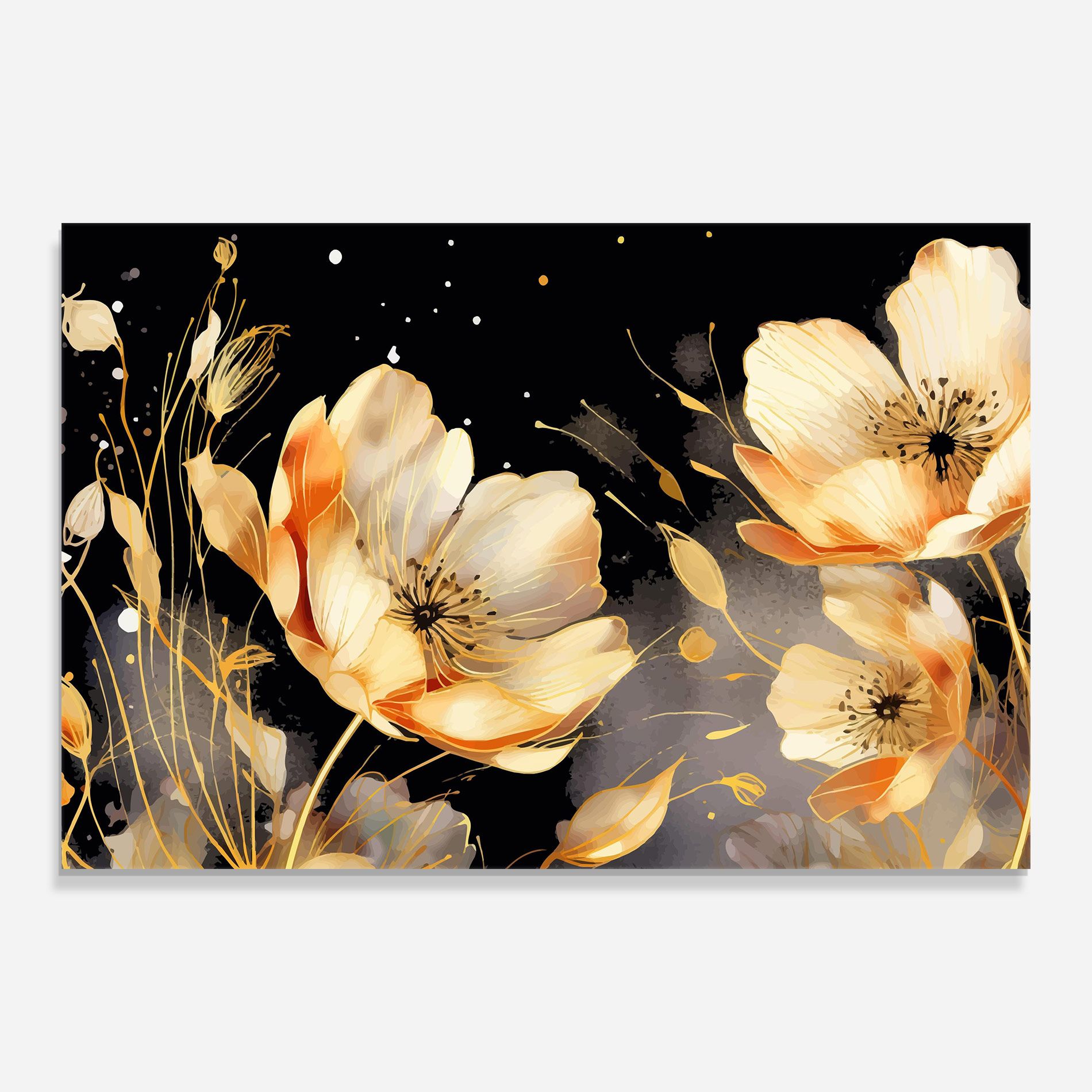 Gold Poppy Black mockup 0