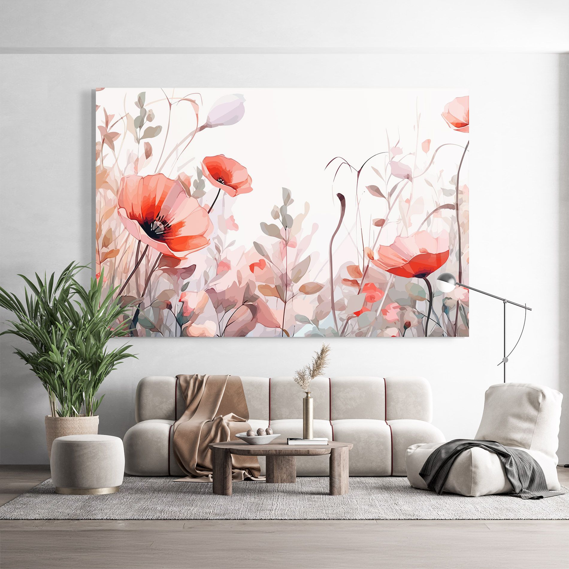 Pastel Red Poppy mockup 9