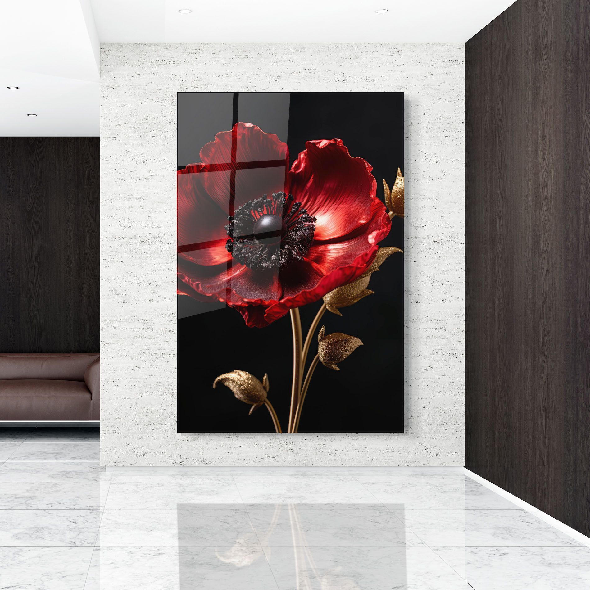 Dark Red Poppy mockup 9