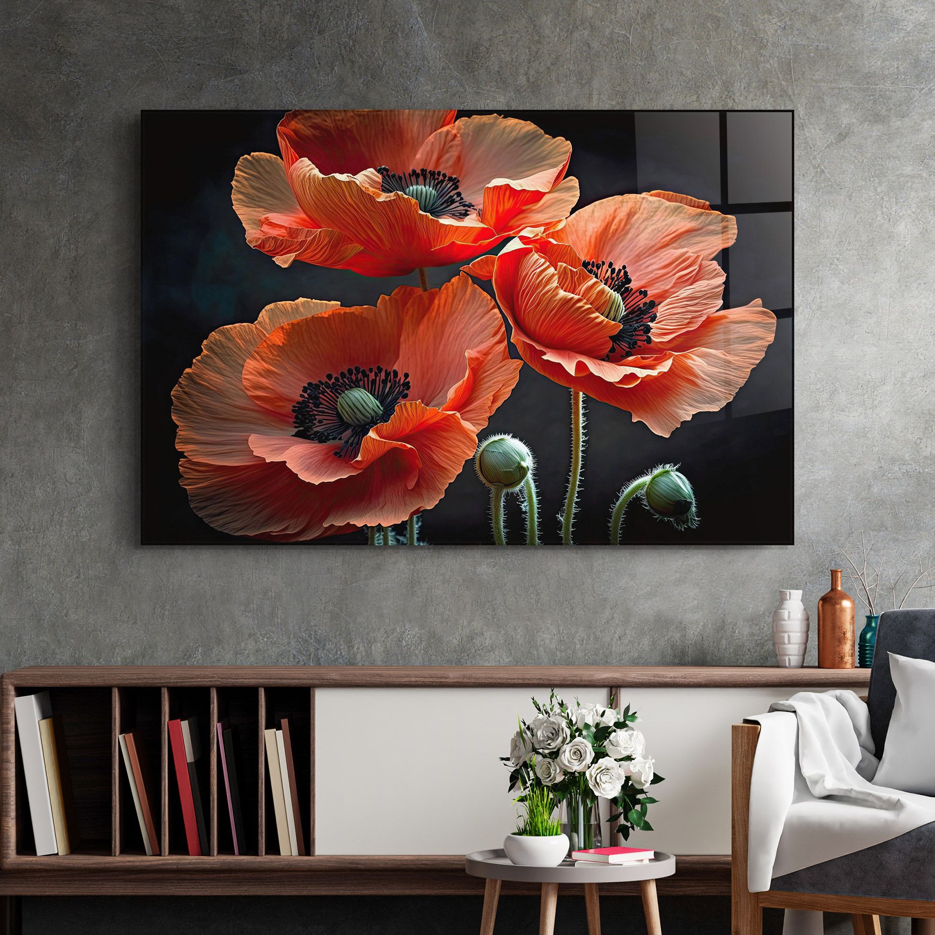 3 Poppies mockup 2