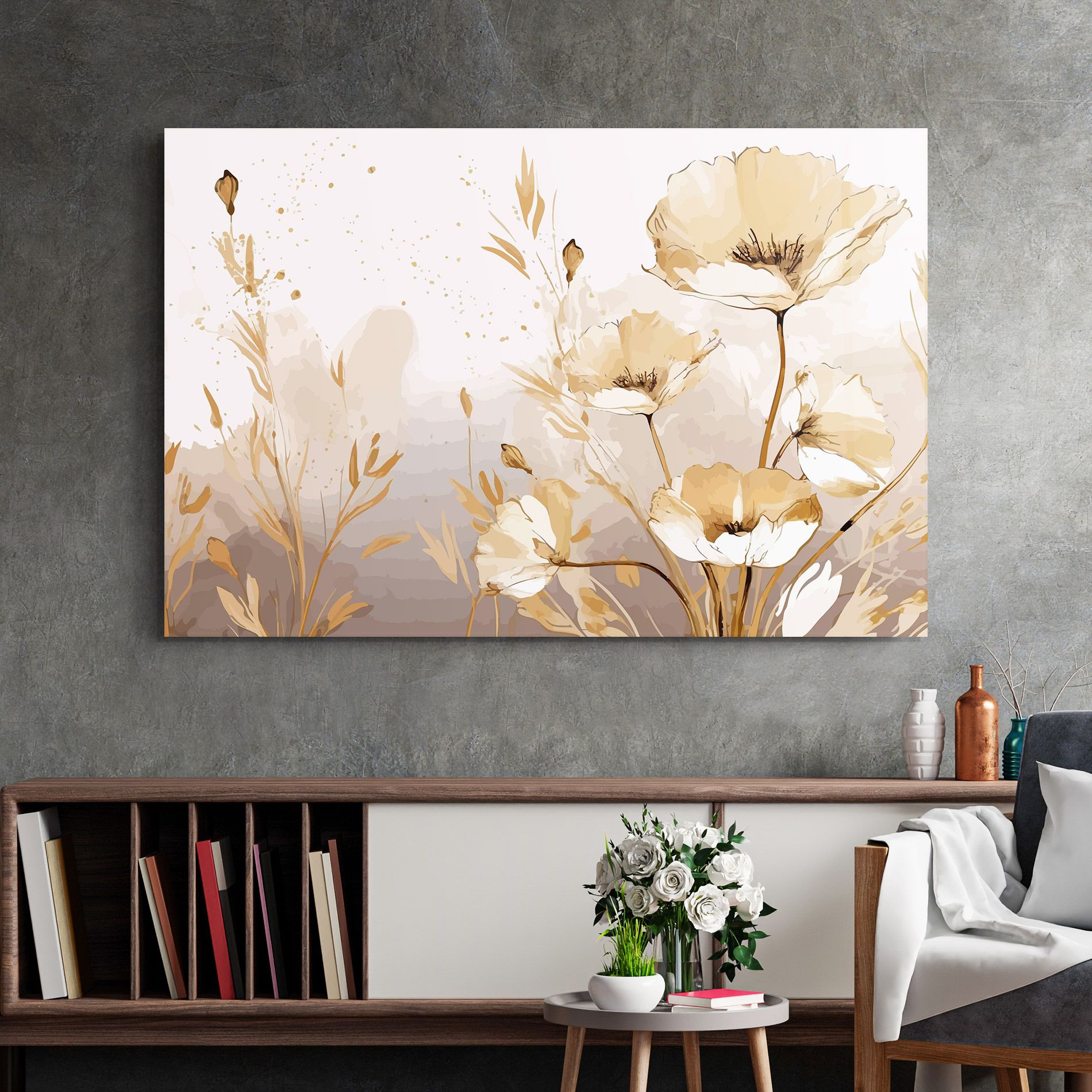 Gold Cream Poppy mockup 2