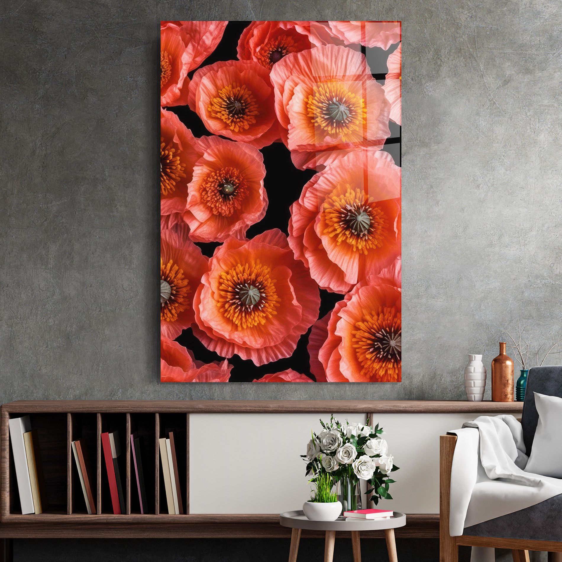 Light Red Poppies mockup 2