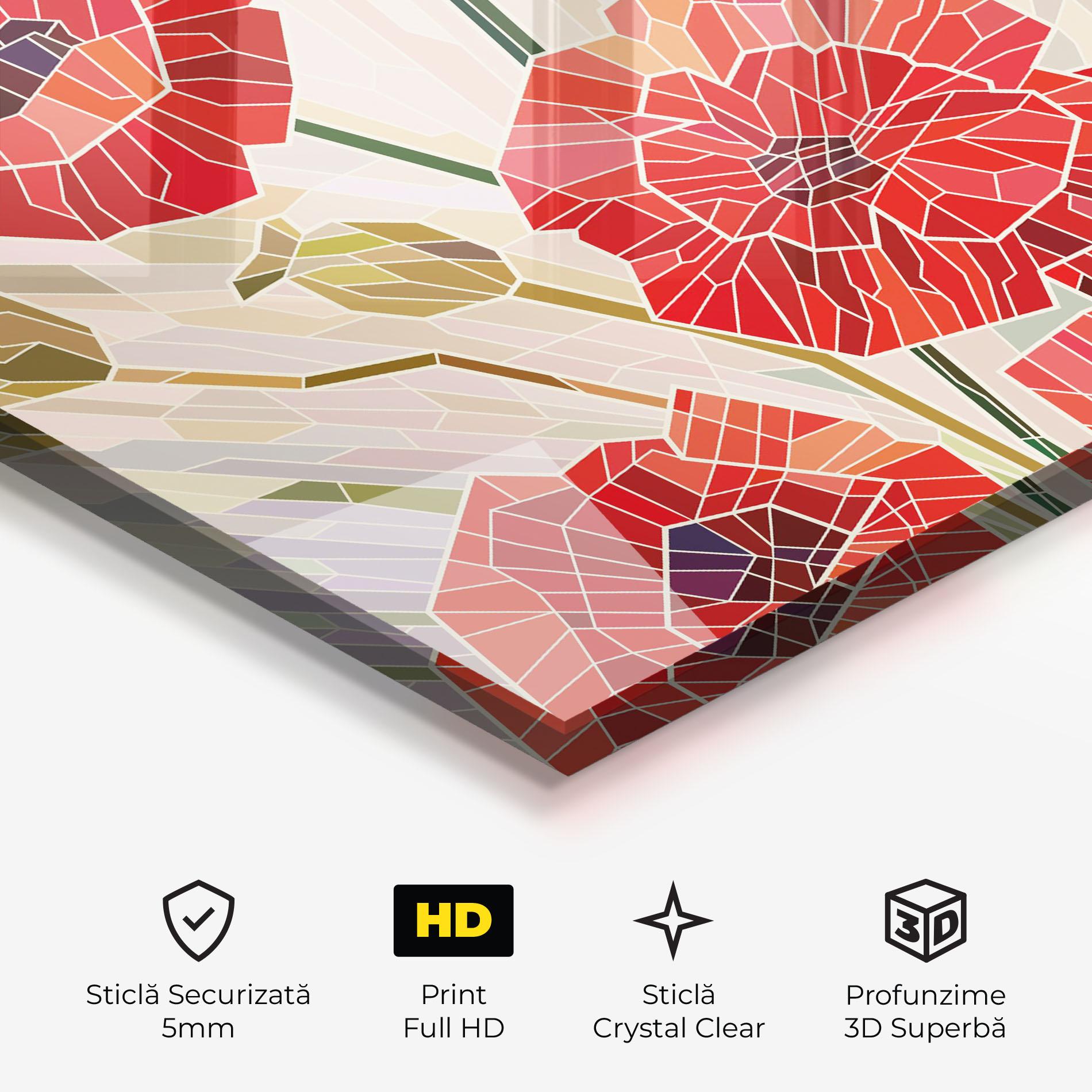 Tablou Sticla Poppy Glass mockup 3