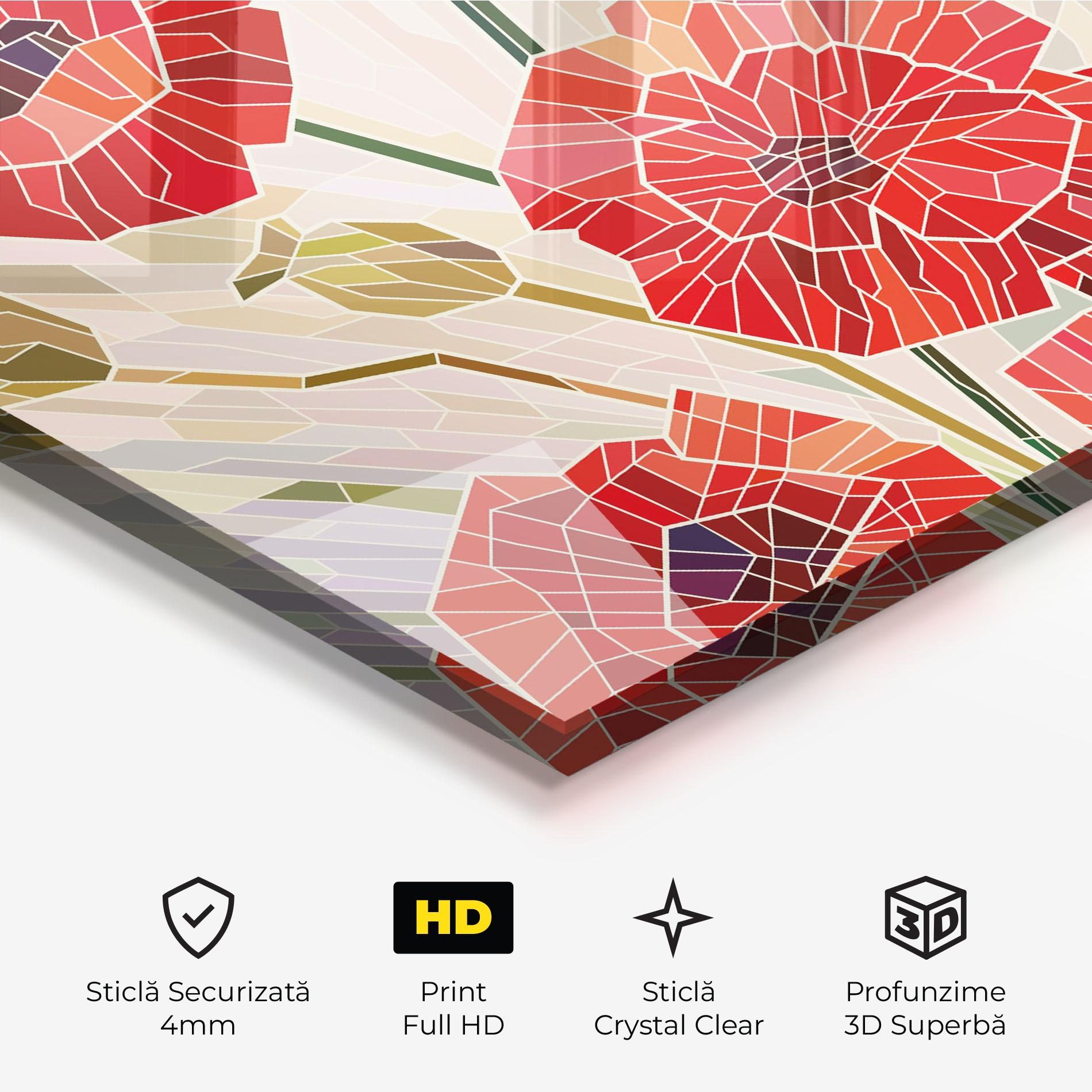 Tablou Sticla Poppy Glass mockup 3