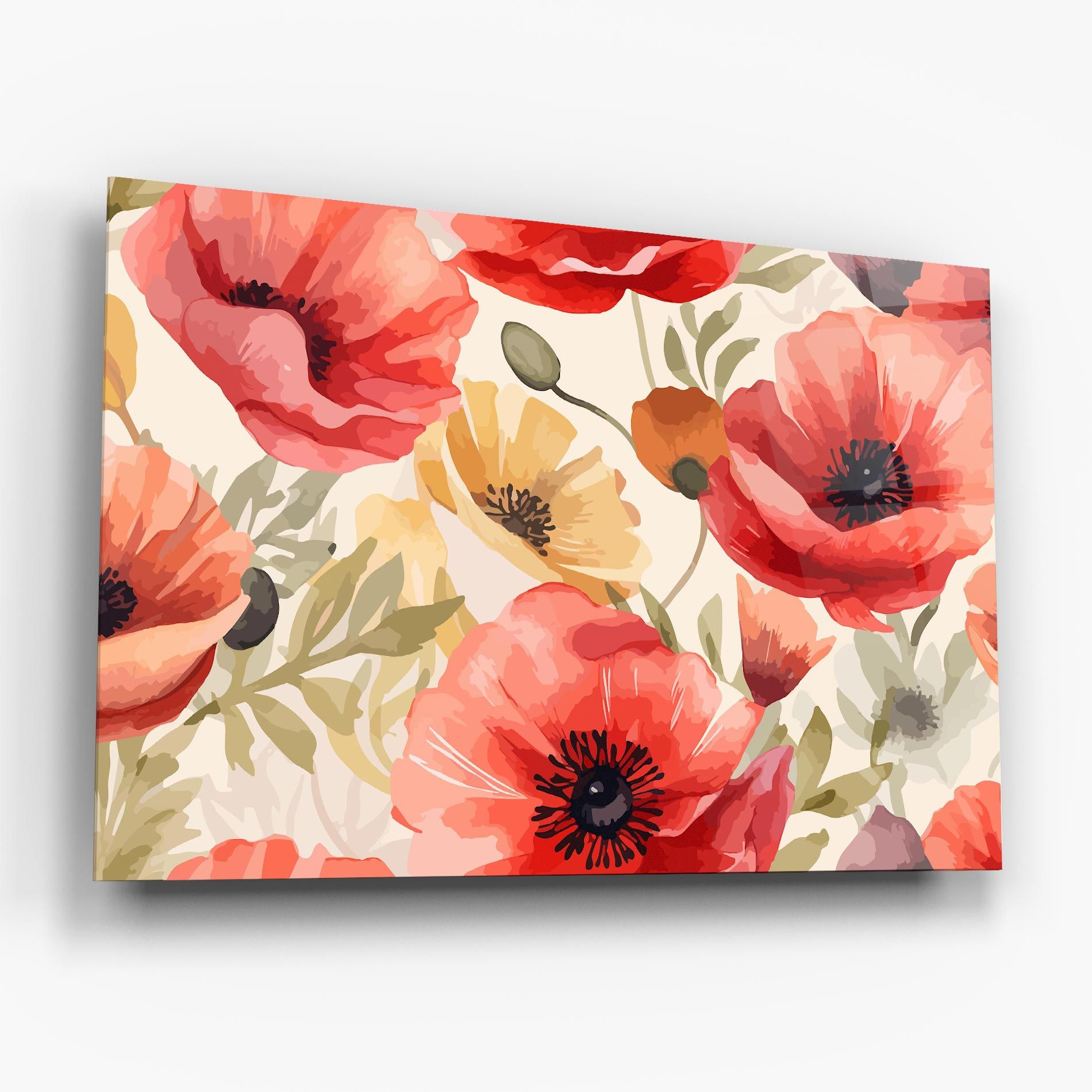 Orange Red Poppy mockup 6
