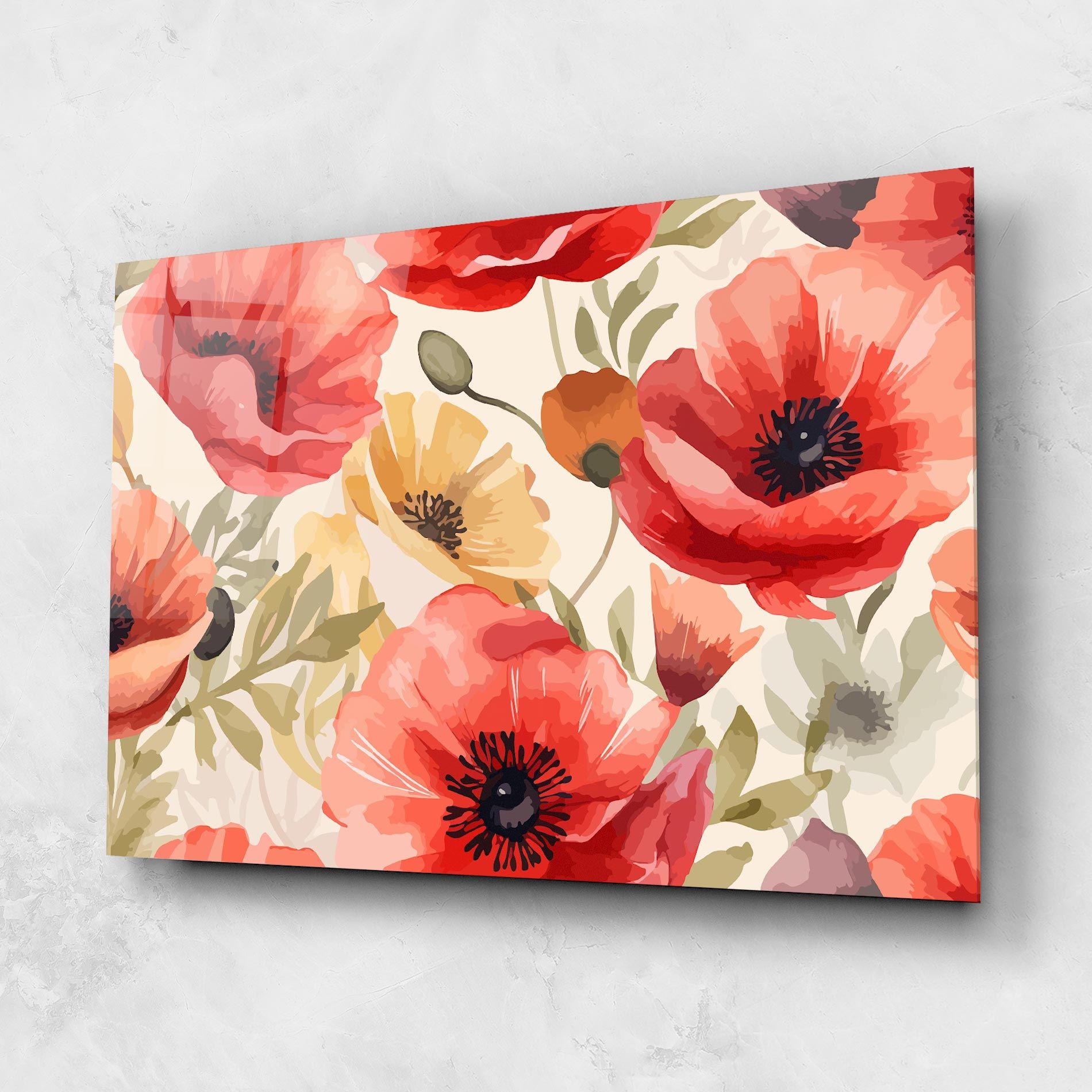 Orange Red Poppy mockup 1