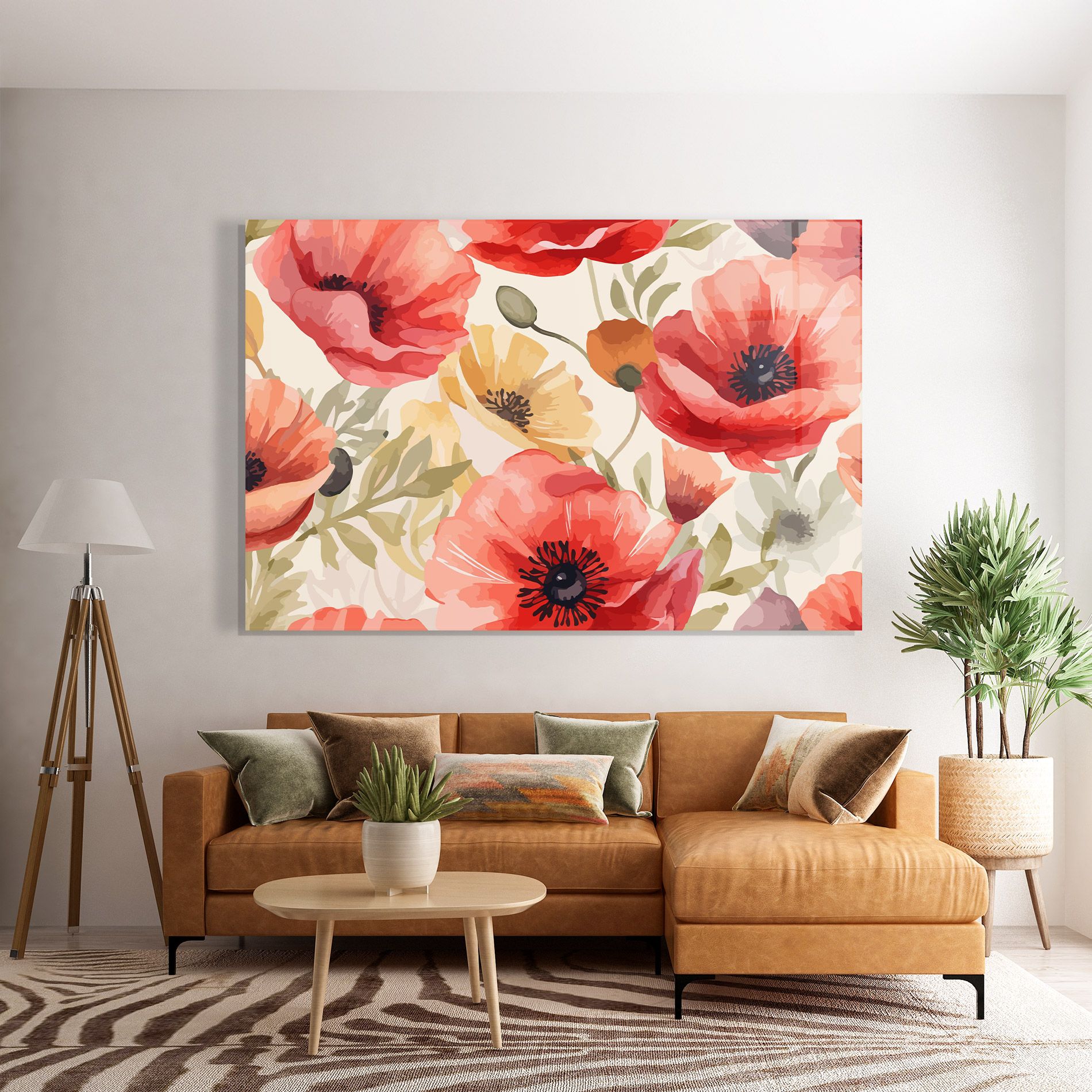 Orange Red Poppy mockup 7