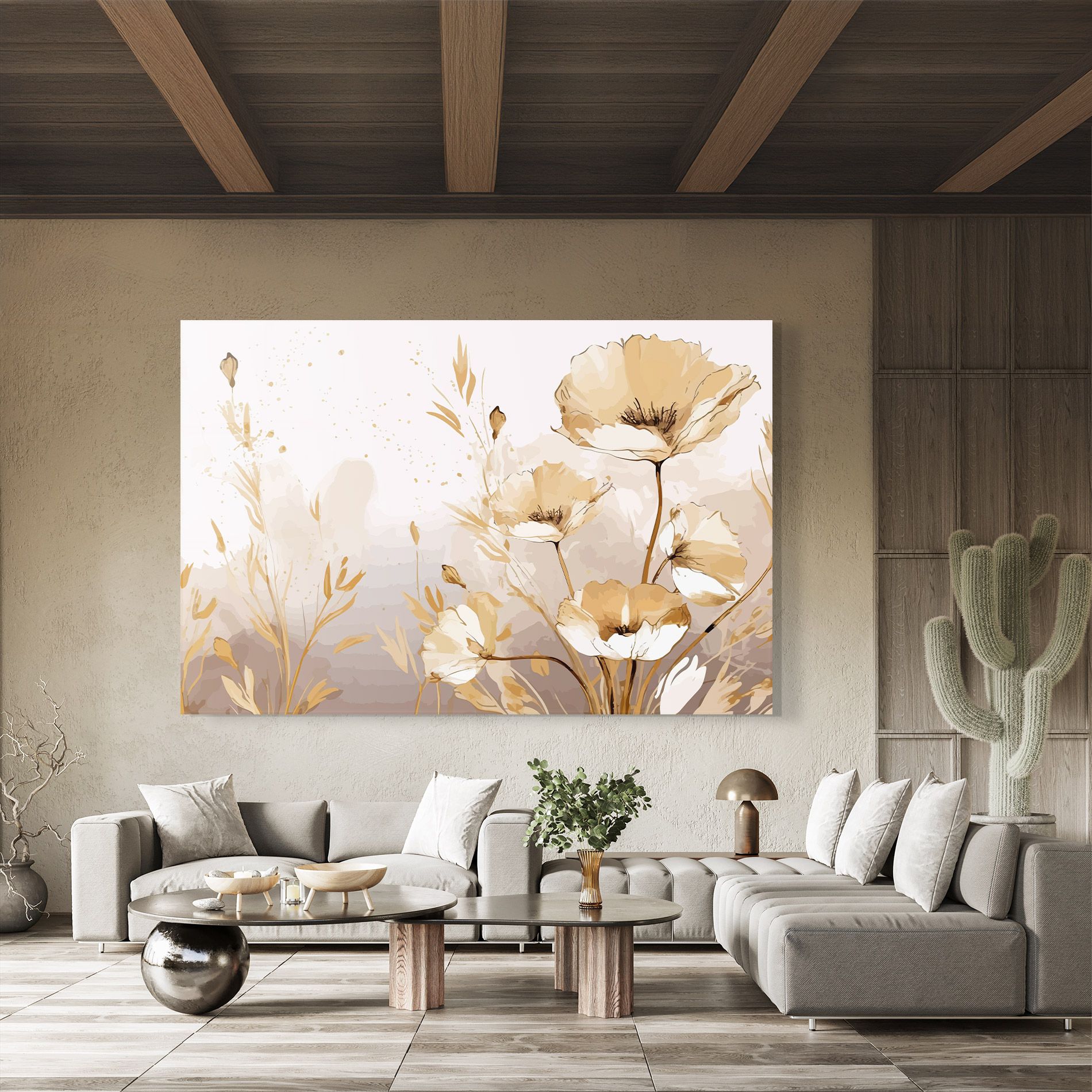 Gold Cream Poppy mockup 8