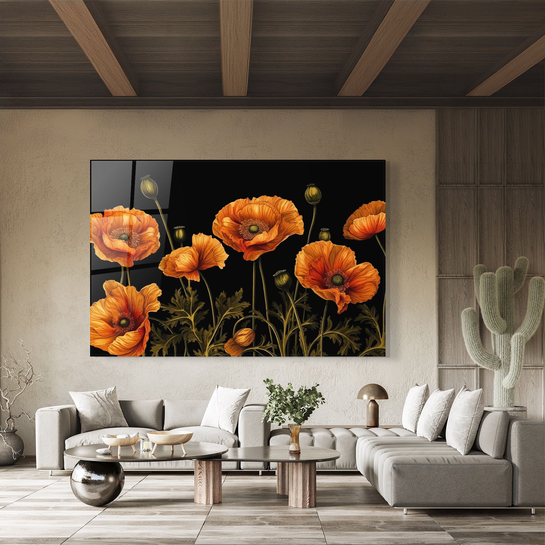 Orange Poppies mockup 8