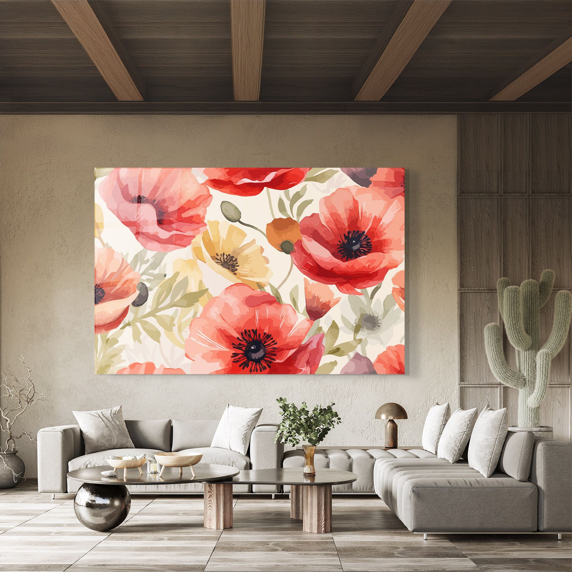 Orange Red Poppy mockup 8