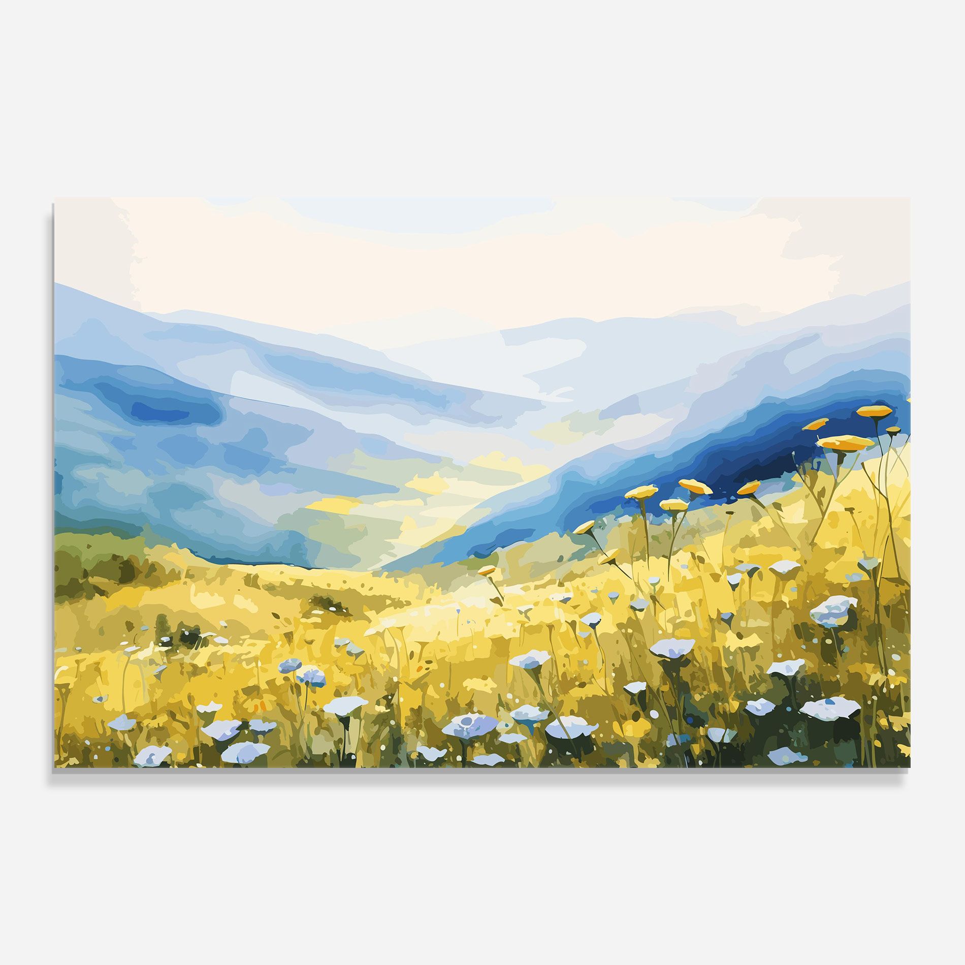 Daisy Field Art mockup 0