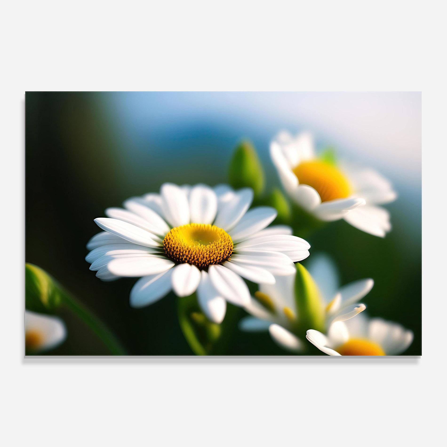 Tablou Sticla Daisy In The Sun mockup 0