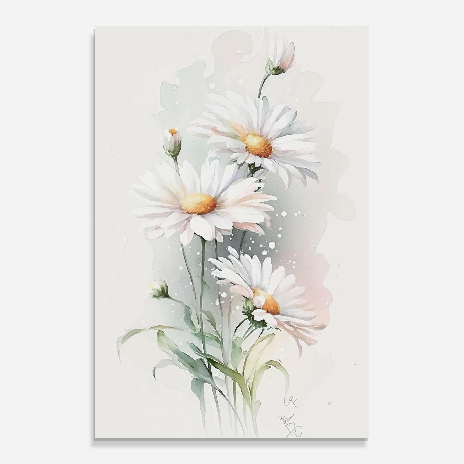 Dreamy White Daisy mockup 0