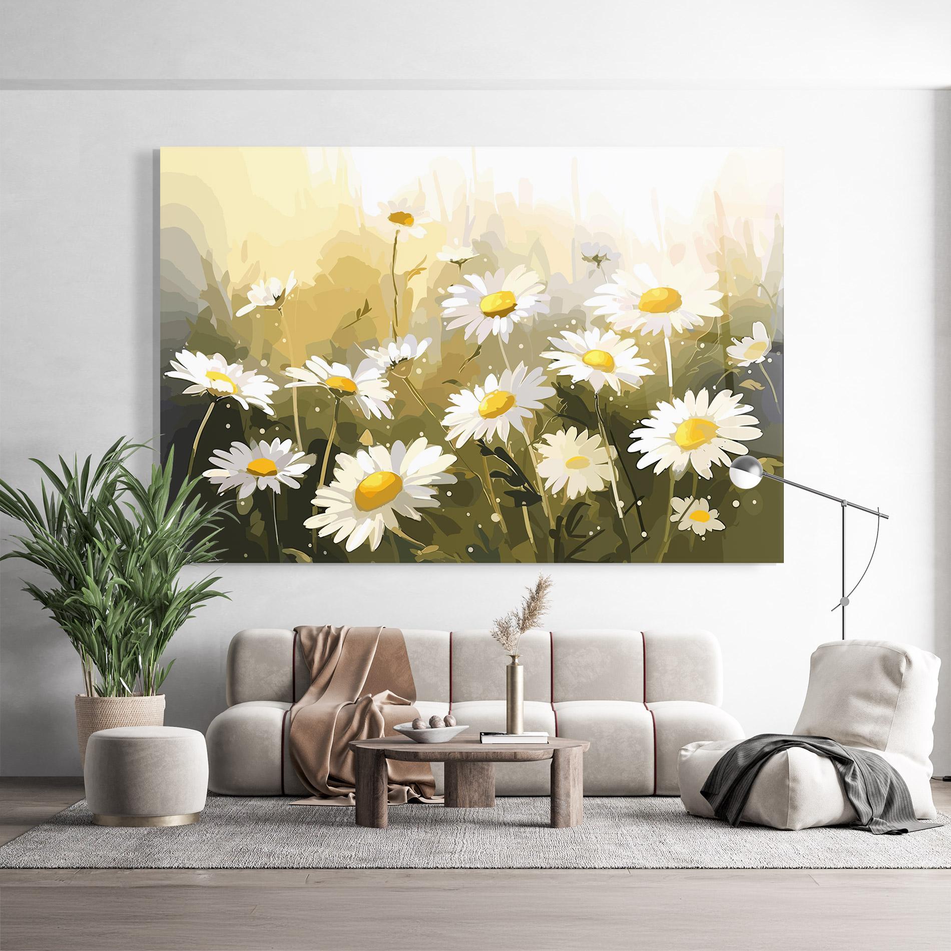 Tablou Sticla Daily Daisy mockup 9