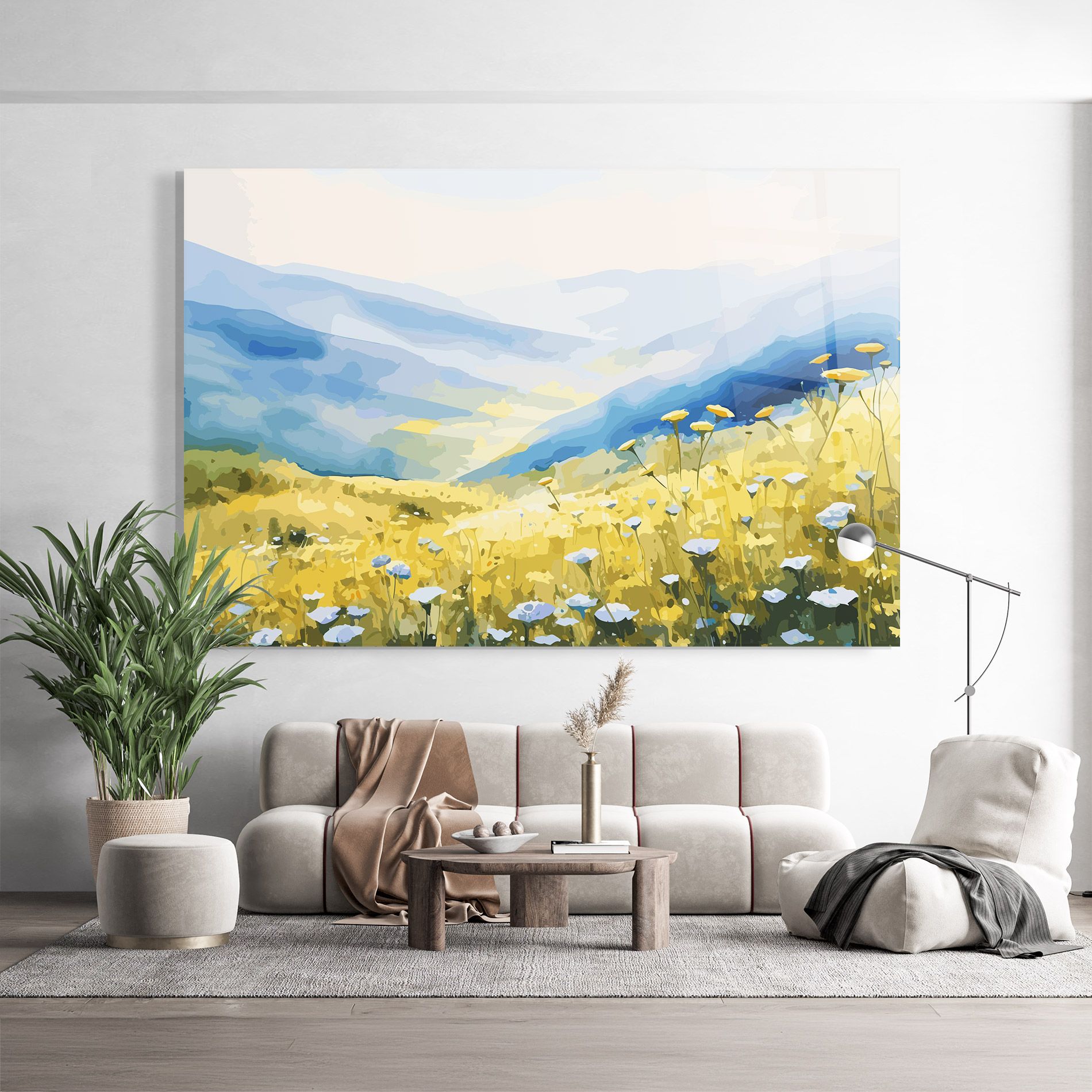 Daisy Field Art mockup 9