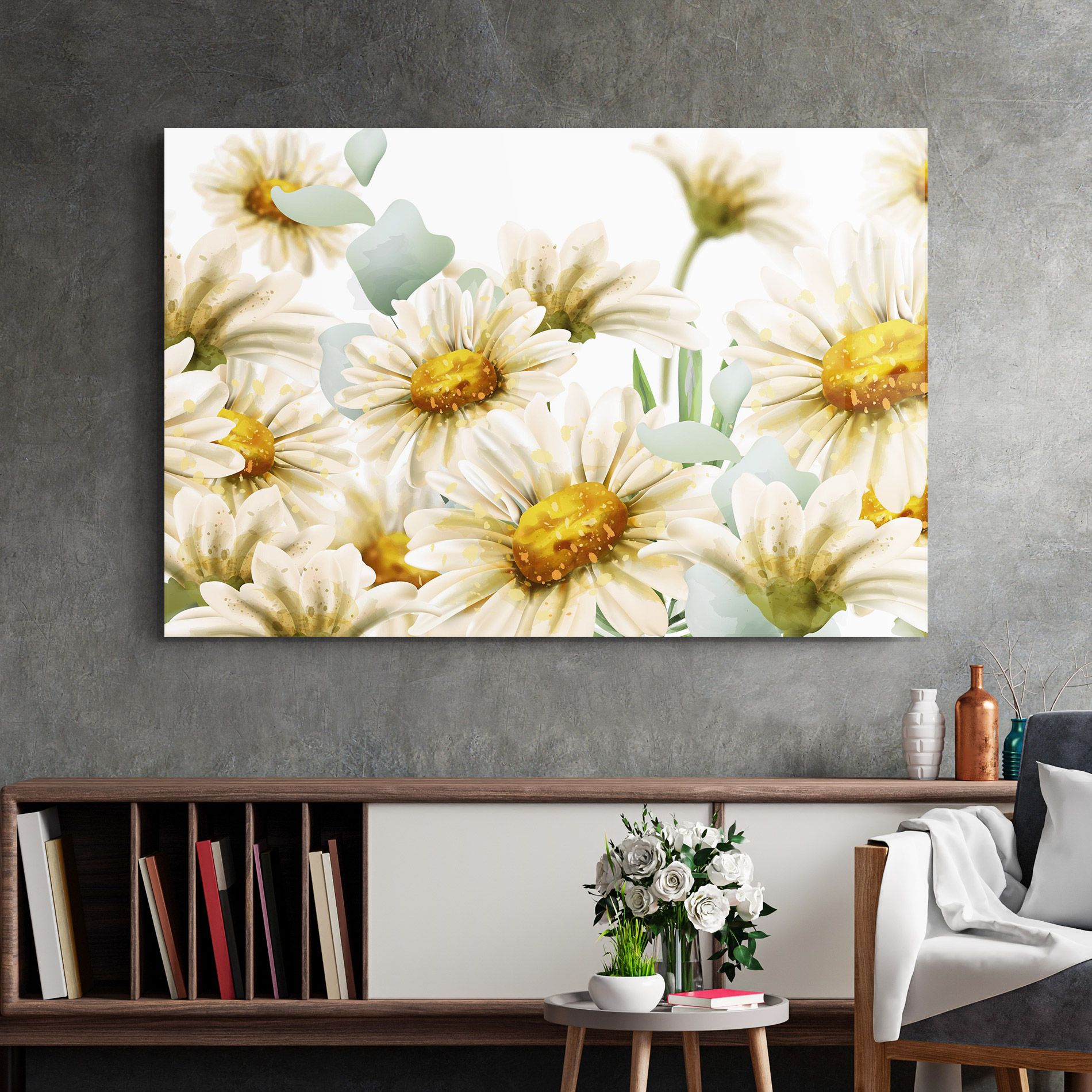 Beautiful Daisy Art mockup 2