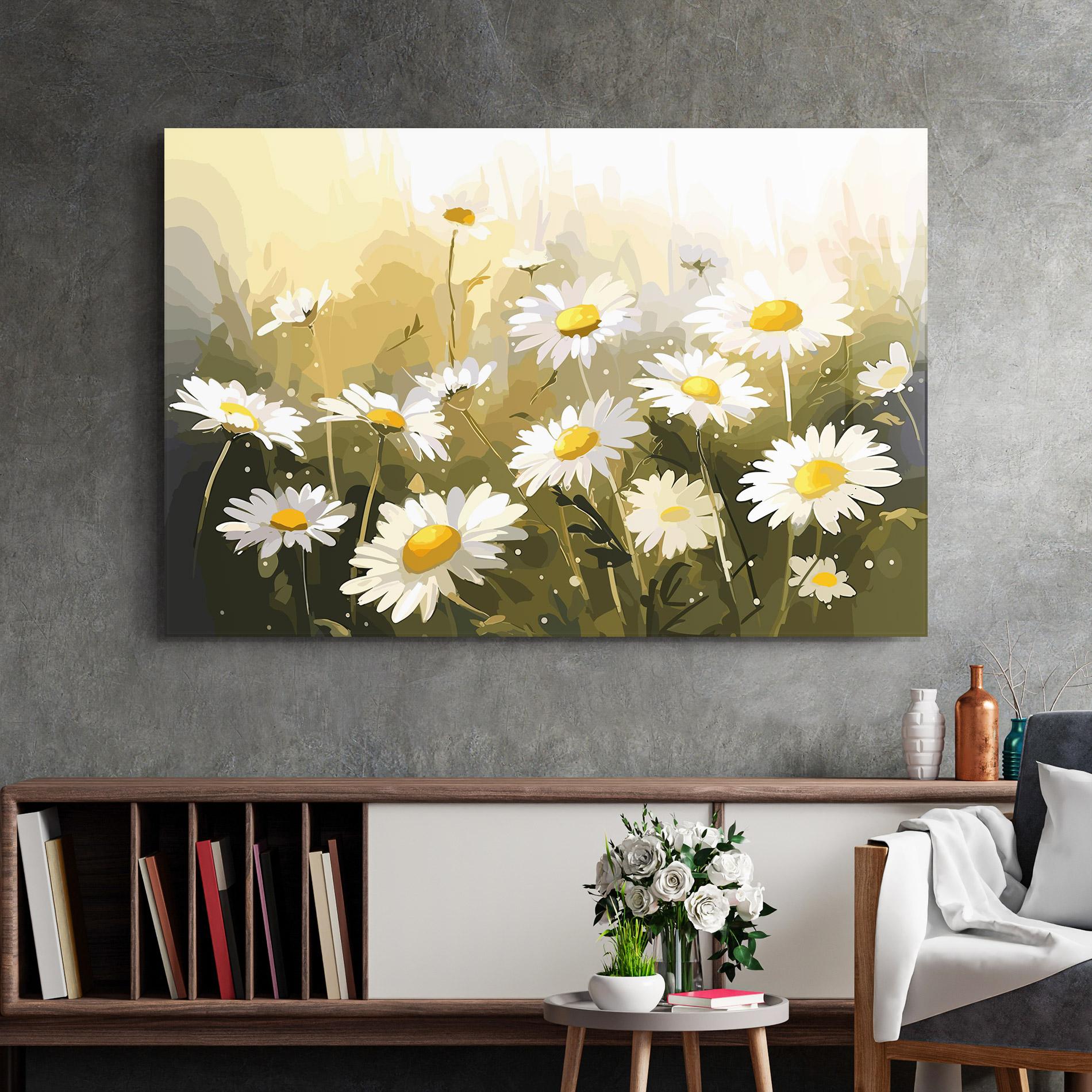 Tablou Sticla Daily Daisy mockup 2