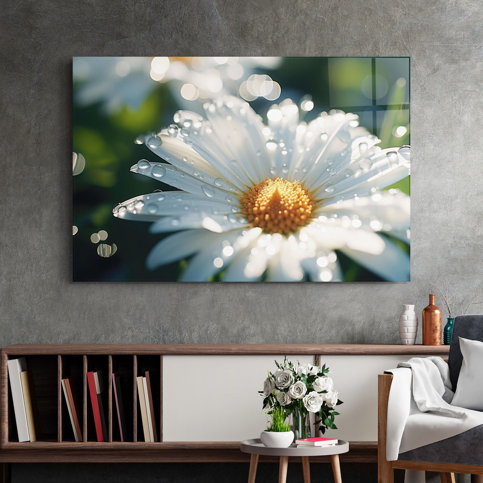 Daisy After Rain Close Up mockup 2