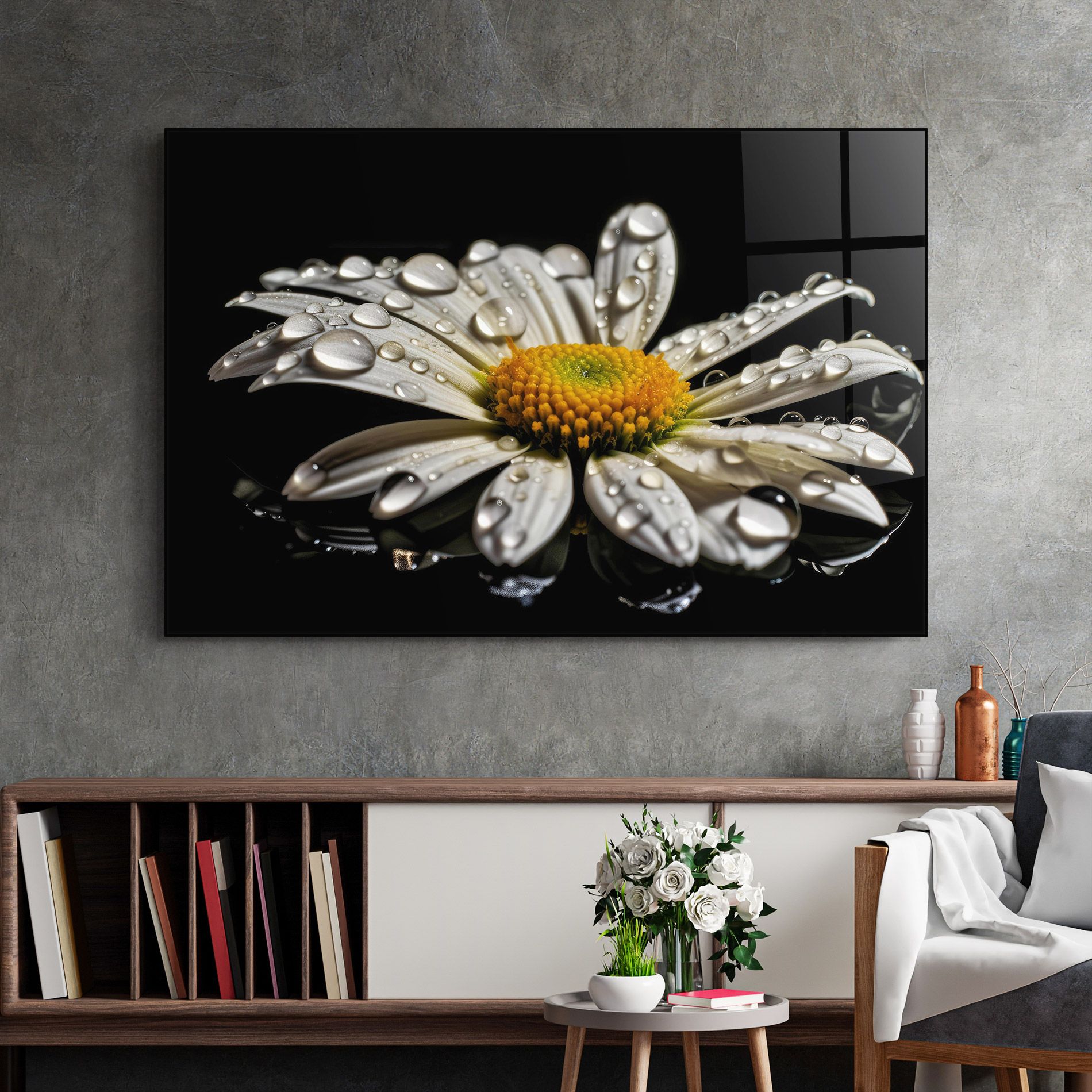 Daisy After The Rain mockup 2