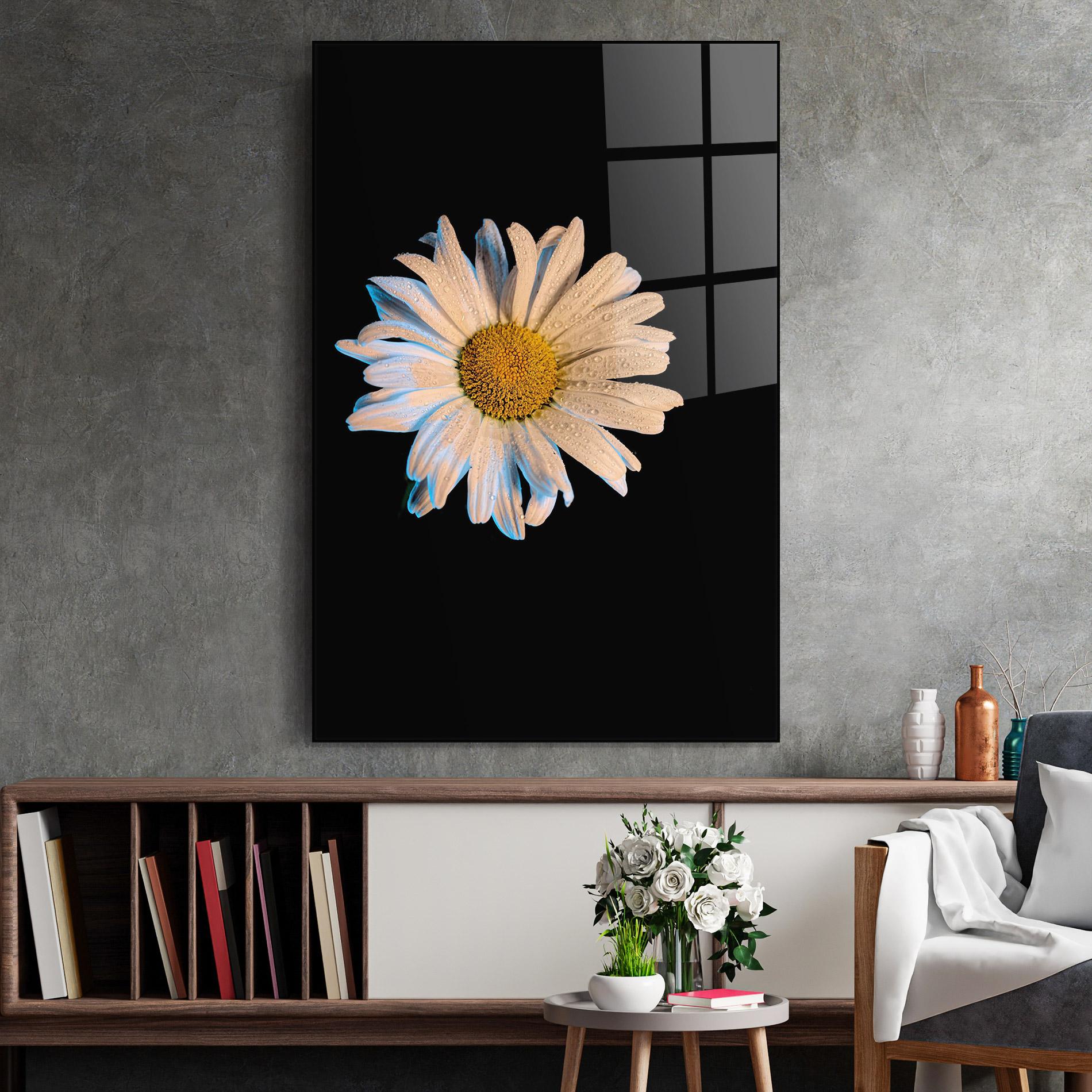 Tablou Sticla Daisy mockup 2