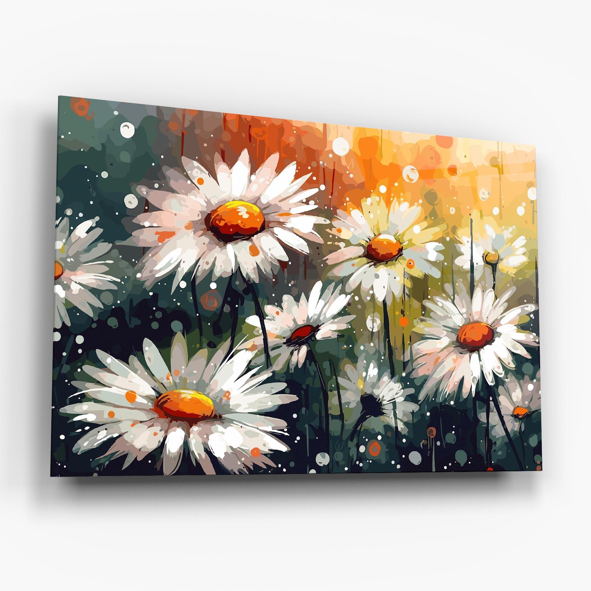 Tablou Sticla Daisy Art mockup 6
