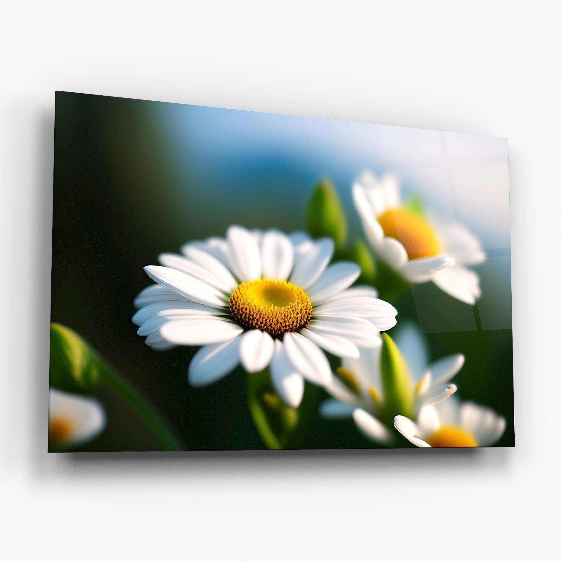 Tablou Sticla Daisy In The Sun mockup 6