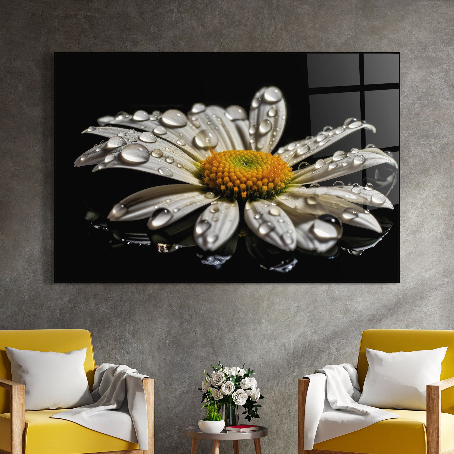 Daisy After The Rain mockup 4