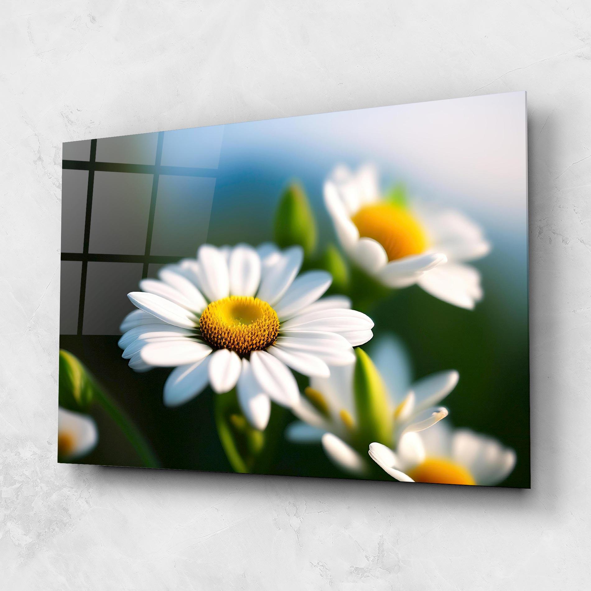 Tablou Sticla Daisy In The Sun mockup 1