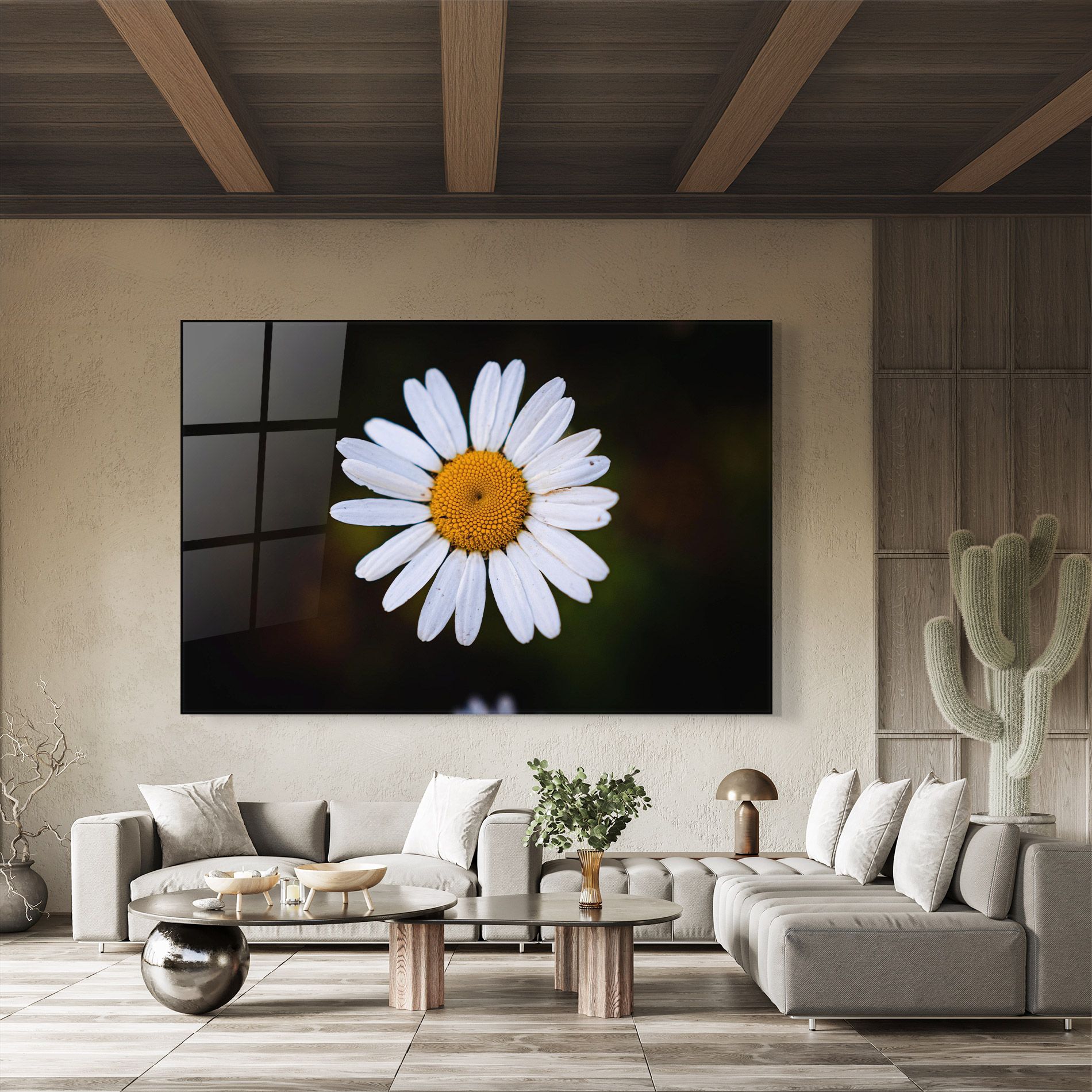Big Yellow Center Daisy mockup 8