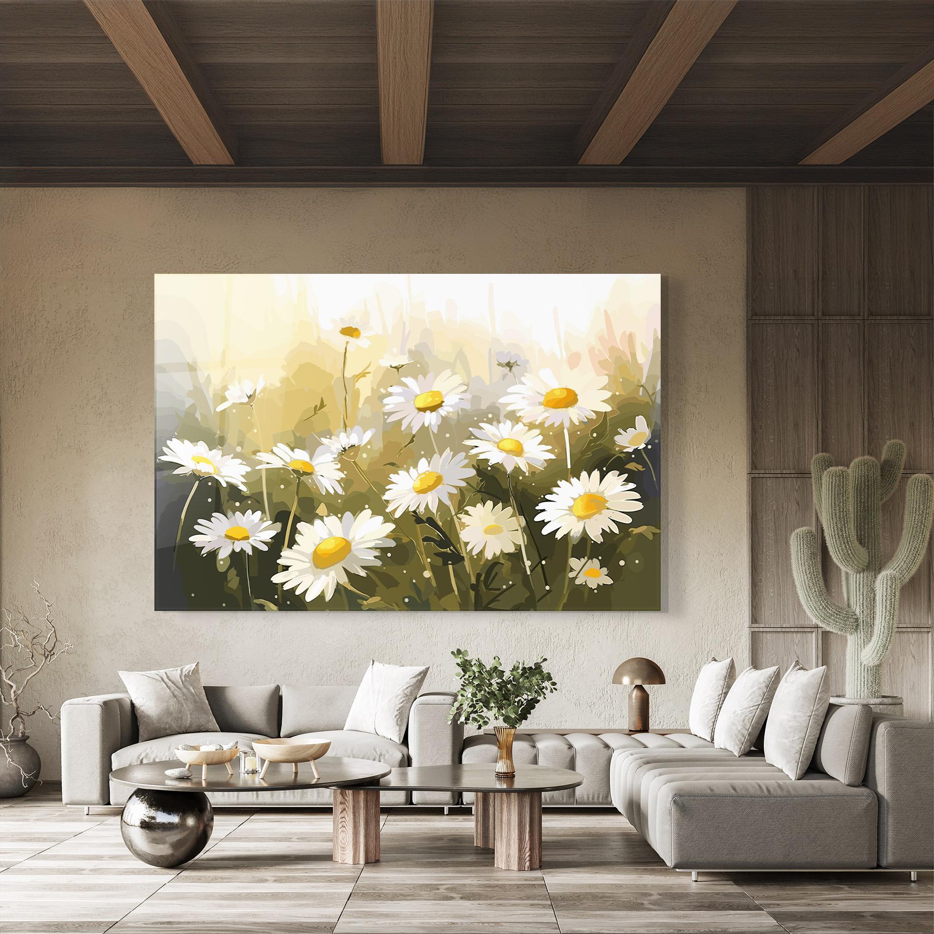 Tablou Sticla Daily Daisy mockup 8