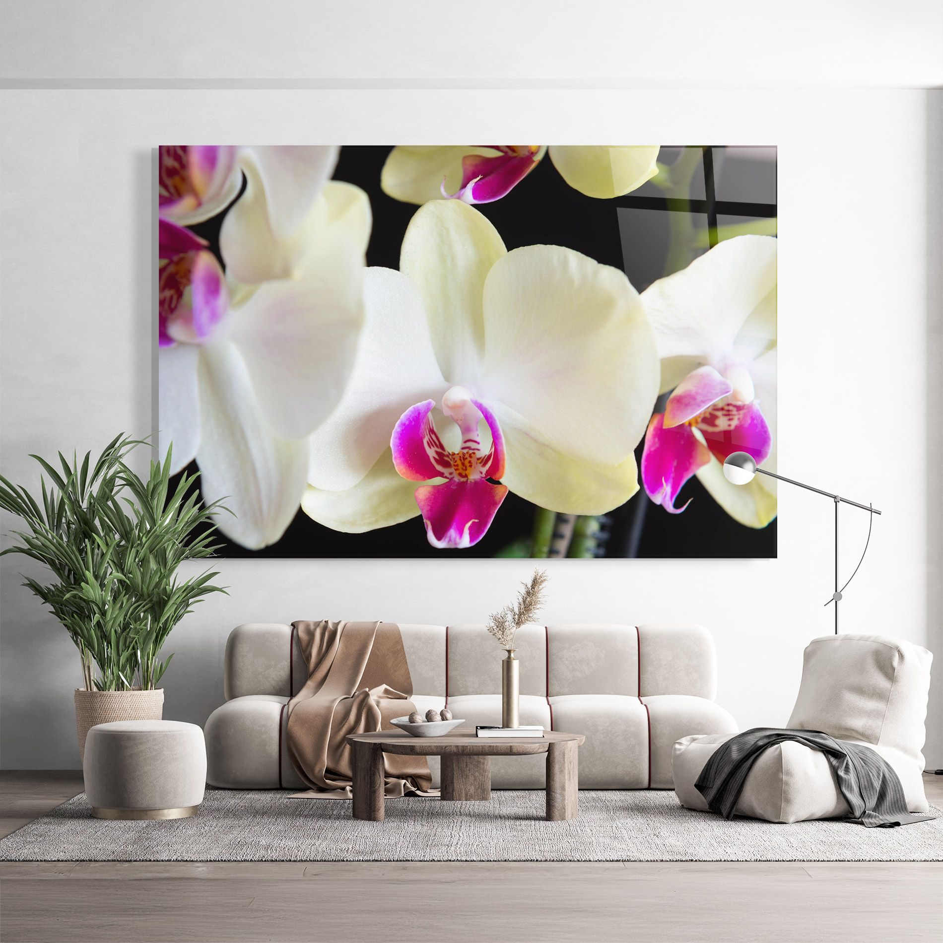 Cream Purple Orchids mockup 9