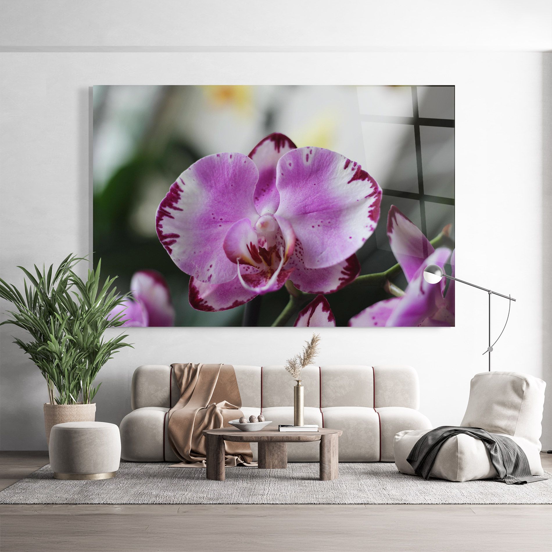 Dark Purple Orchids In Nature mockup 9