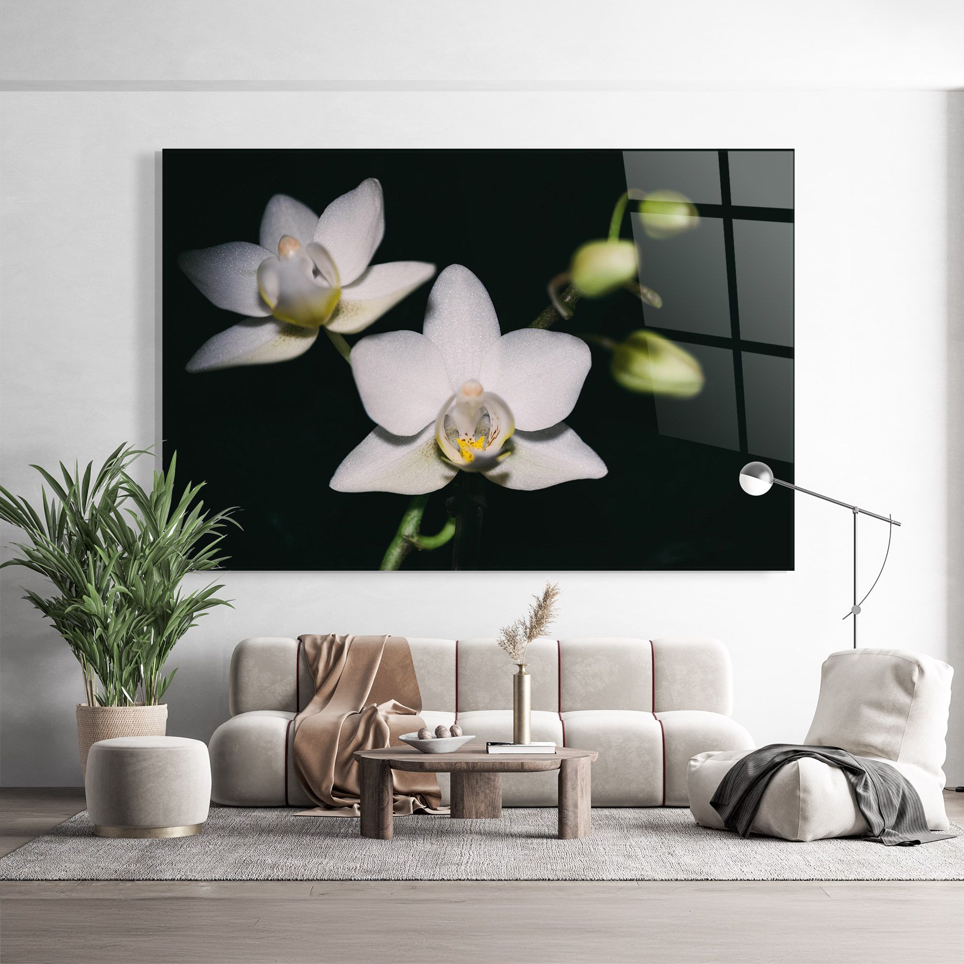 Orchids On Black mockup 9