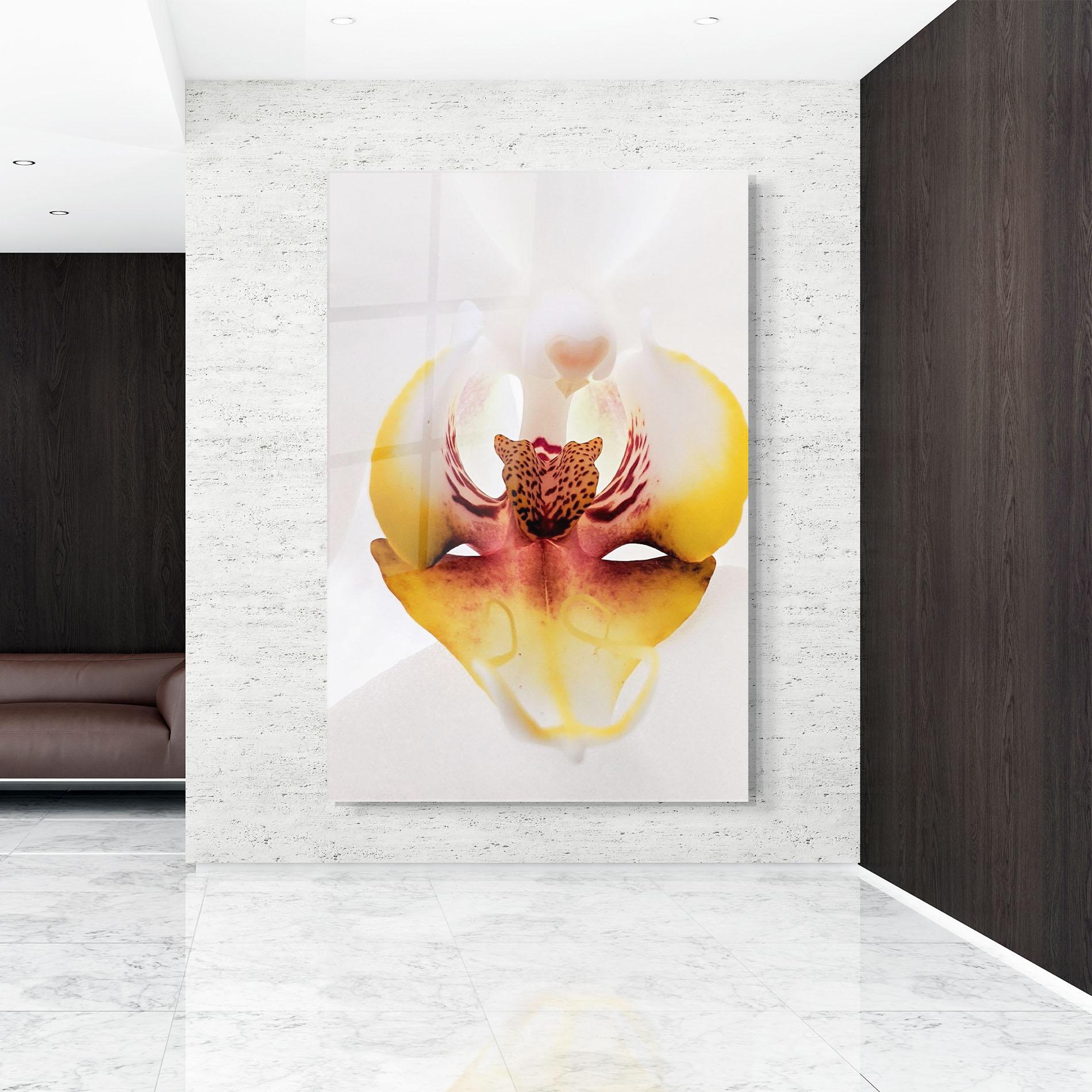 Tablou Sticla Orchid Close Up mockup 9