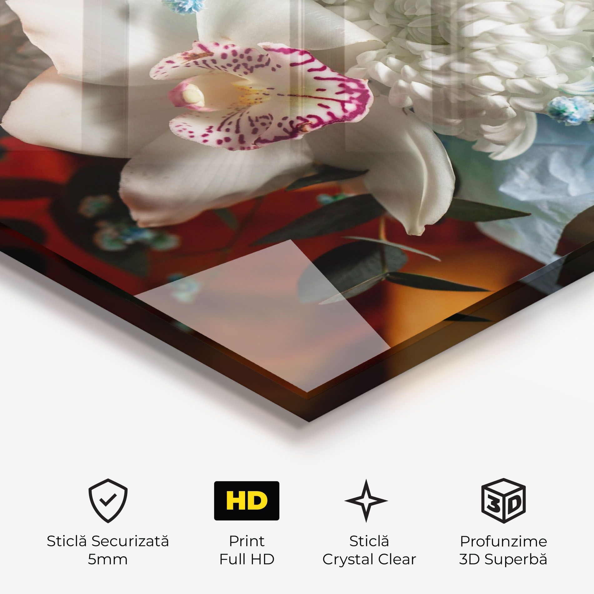 Orchid In Vase mockup 3