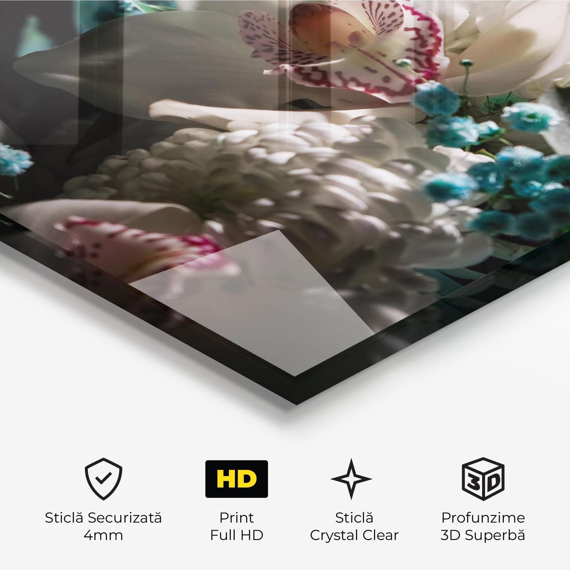 Tablou Sticla Orchids mockup 3