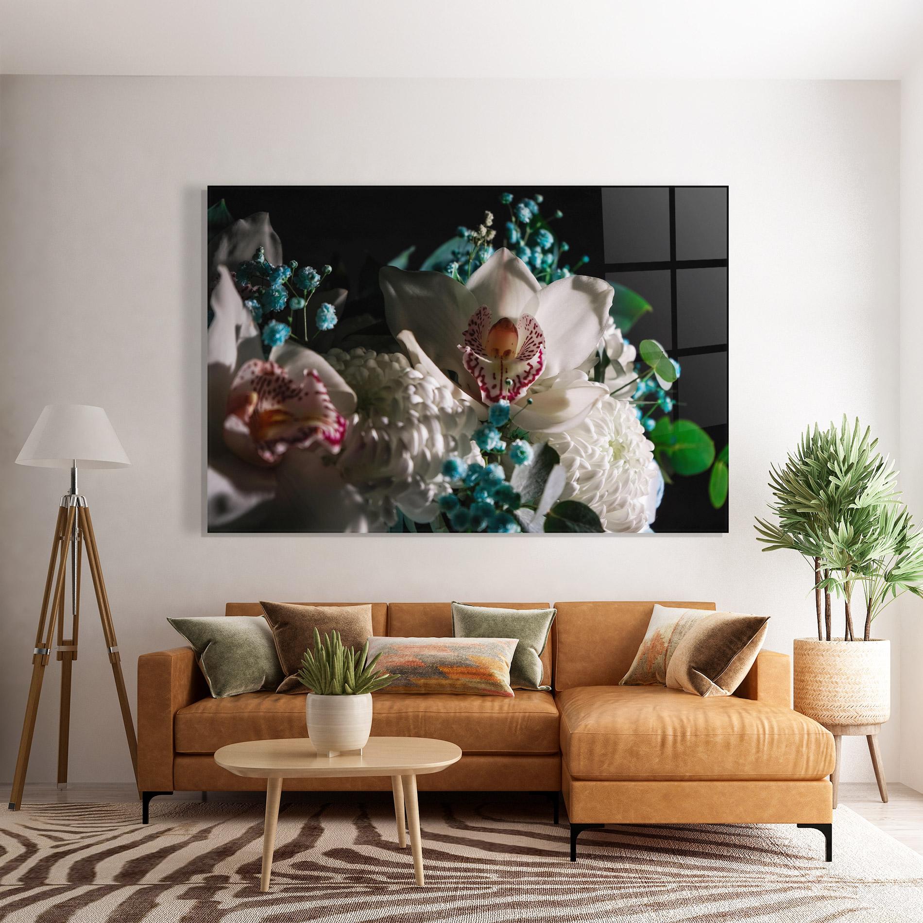 Tablou Sticla Orchids mockup 7