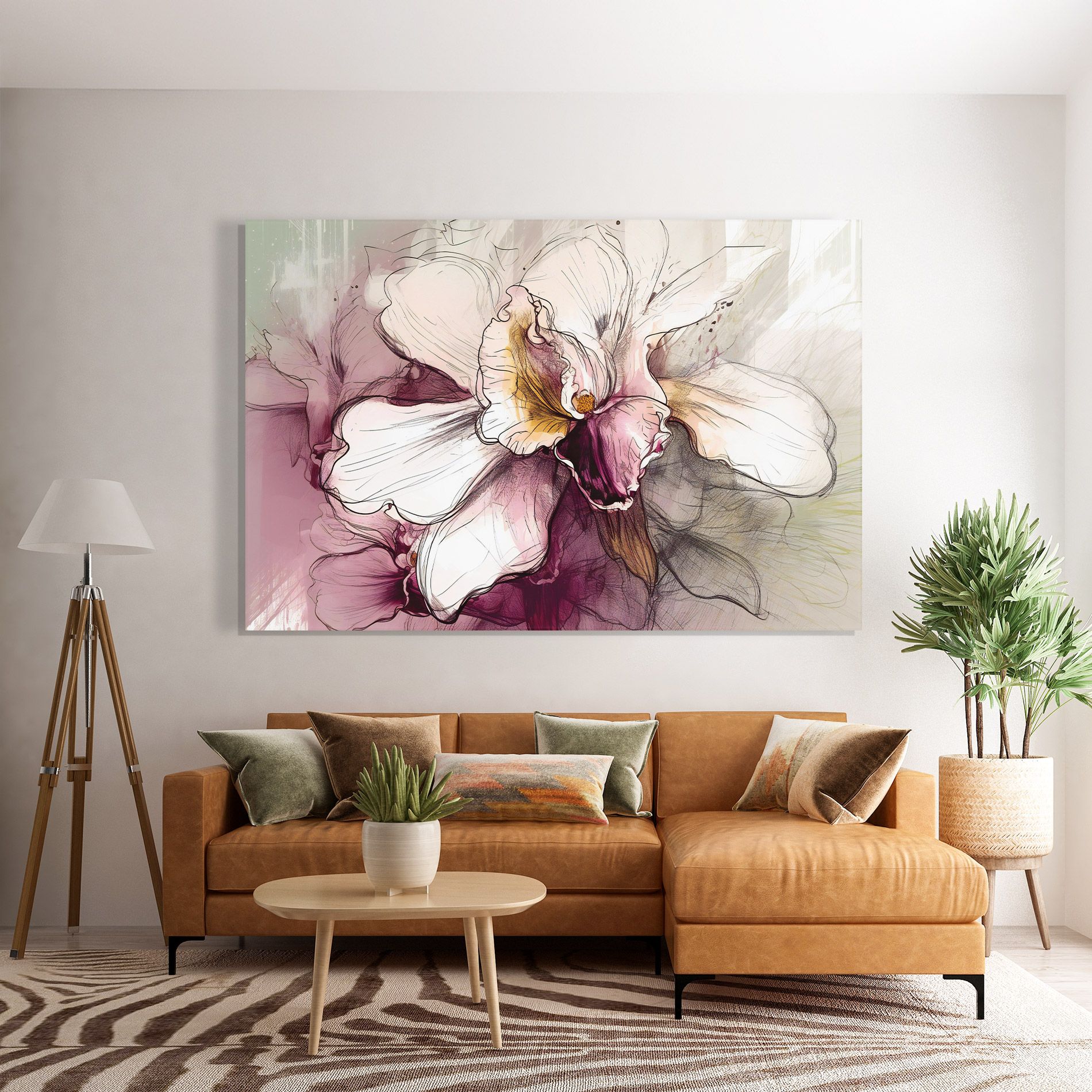 Painted Purple Orchid mockup 7
